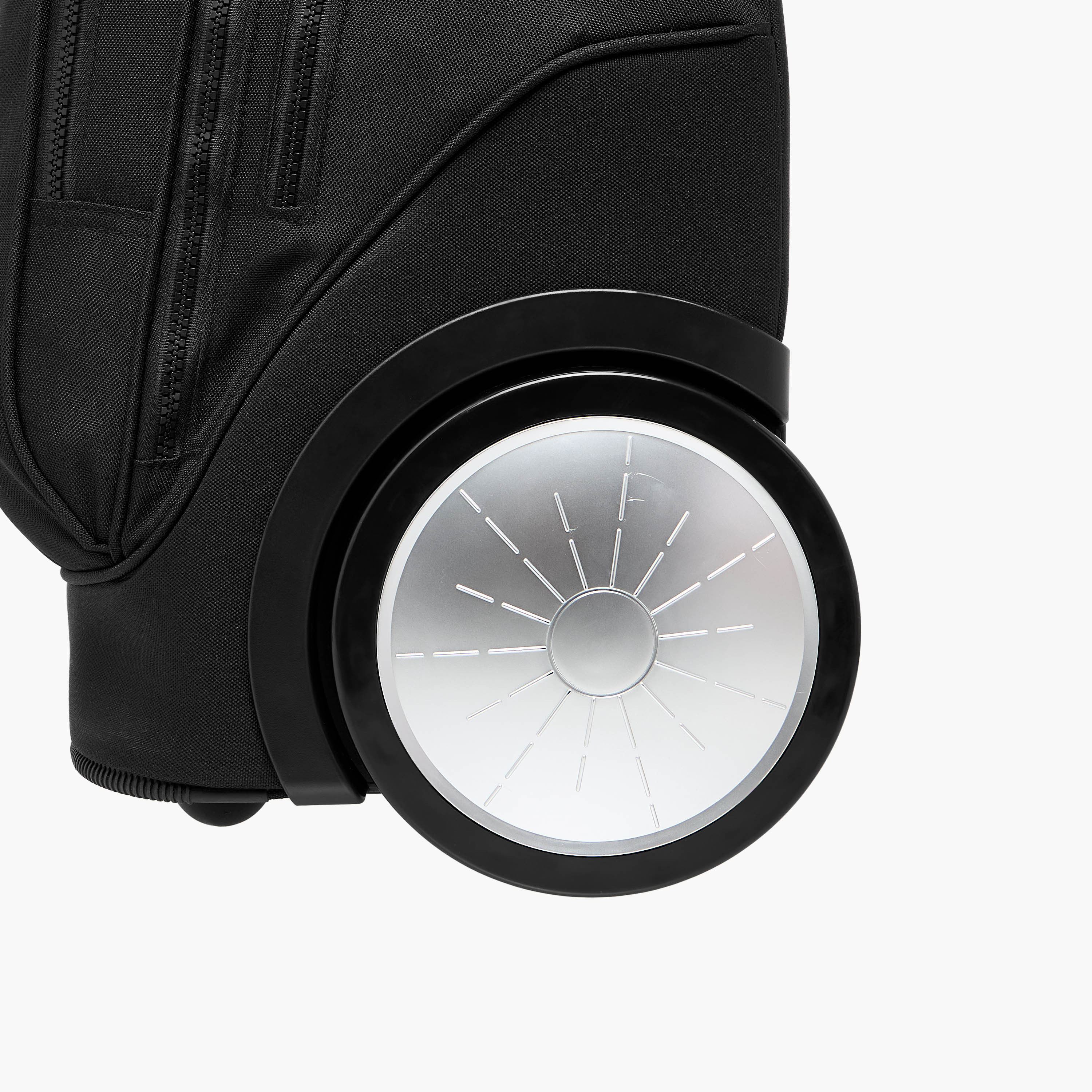 طقم شنطة ترولي مدرسية 3 قطع سادة للأولاد 8-13 سنة مع شنطة غداء ومقلمة من جونيورز-school-bagsandbackpacks-trolleybags-image-1