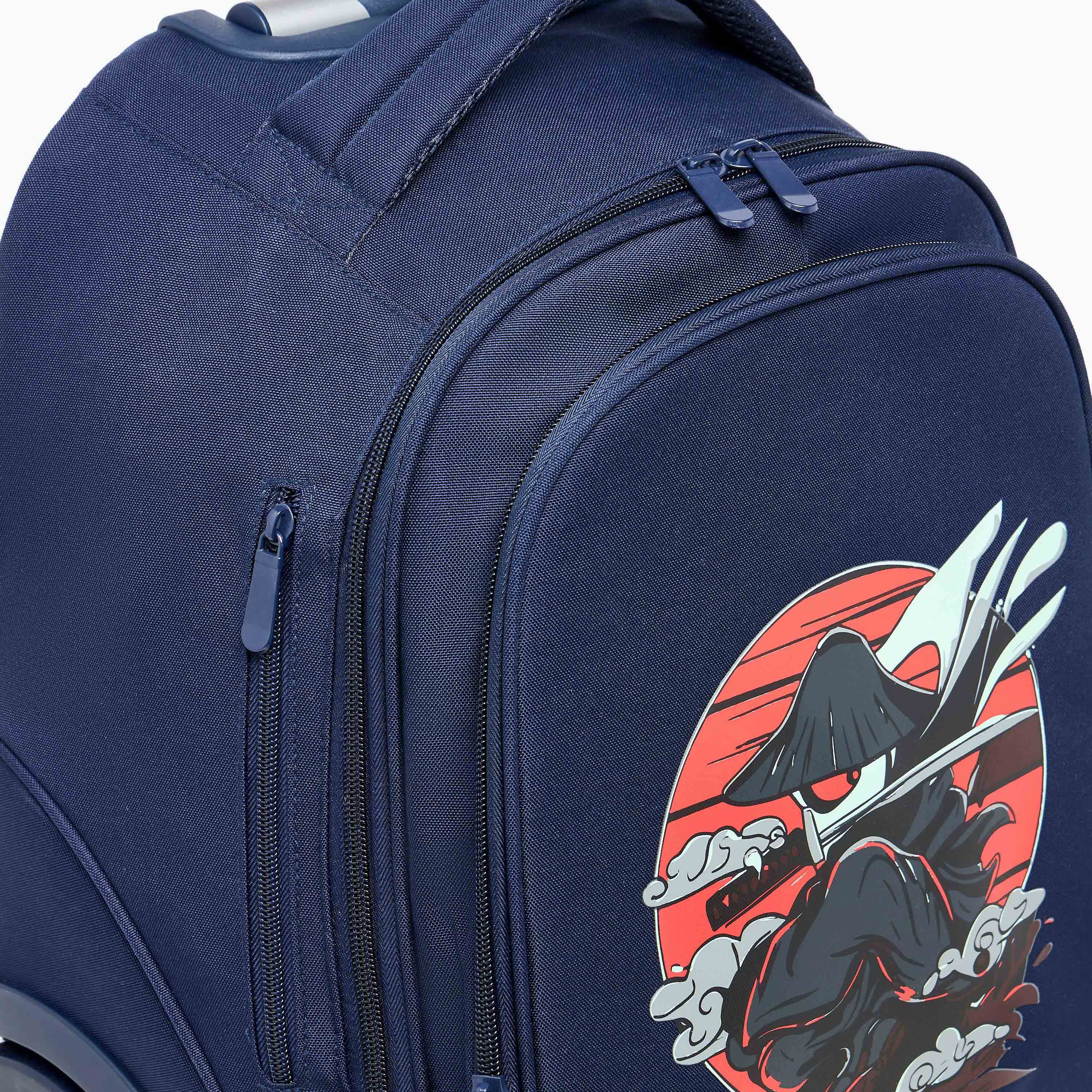 Juniors Printed 3-Piece School Trolley Bag Set for Boys 8-13 Years with Lunch Bag and Pencil Pouch -school-bagsandbackpacks-trolleybags-image-11