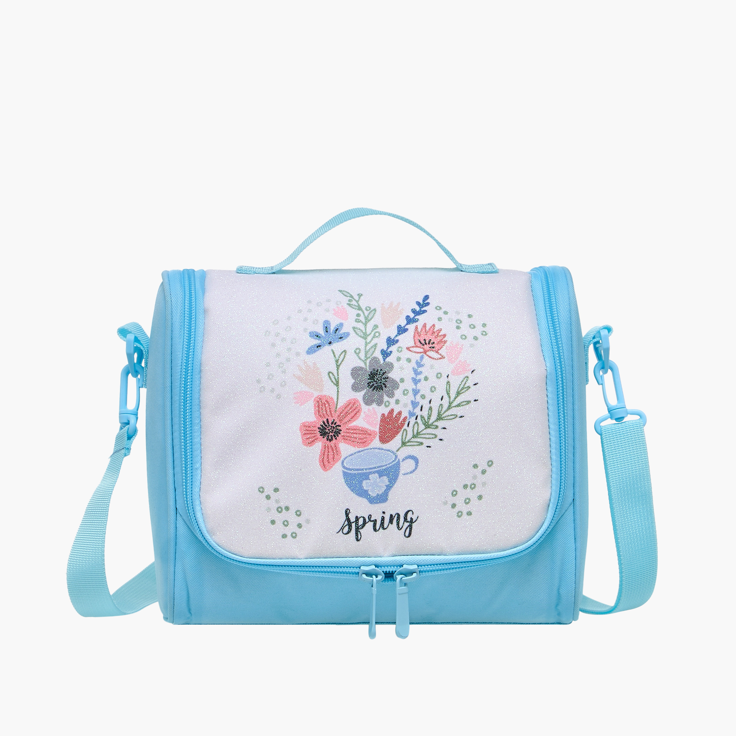 طقم شنطة ترولي مدرسية 3 قطع للبنات 8-13 سنة مع شنطة غداء ومقلمة بطبعات من جونيورز-school-bagsandbackpacks-trolleybags-image-18