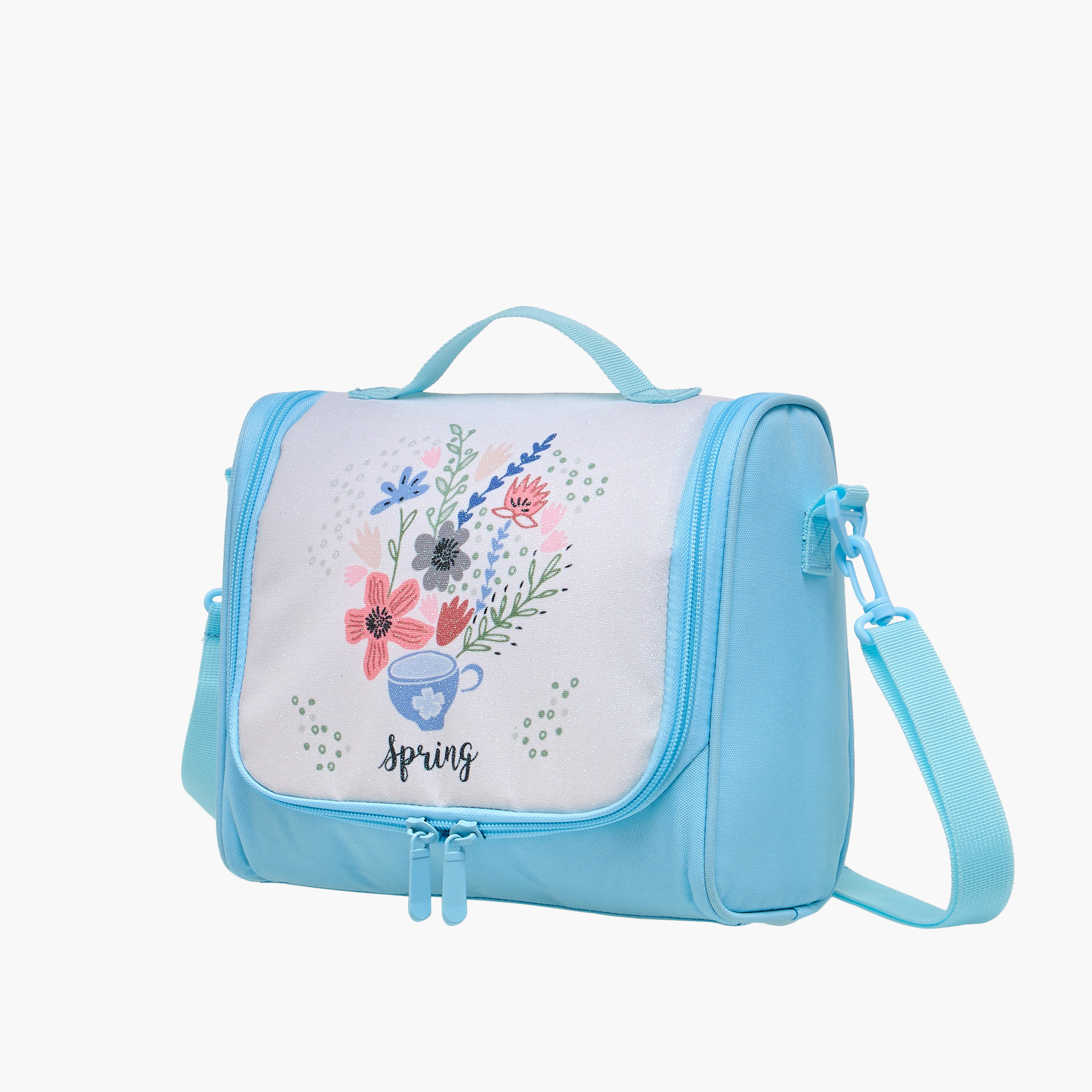طقم شنطة ترولي مدرسية 3 قطع للبنات 8-13 سنة مع شنطة غداء ومقلمة بطبعات من جونيورز-school-bagsandbackpacks-trolleybags-image-19