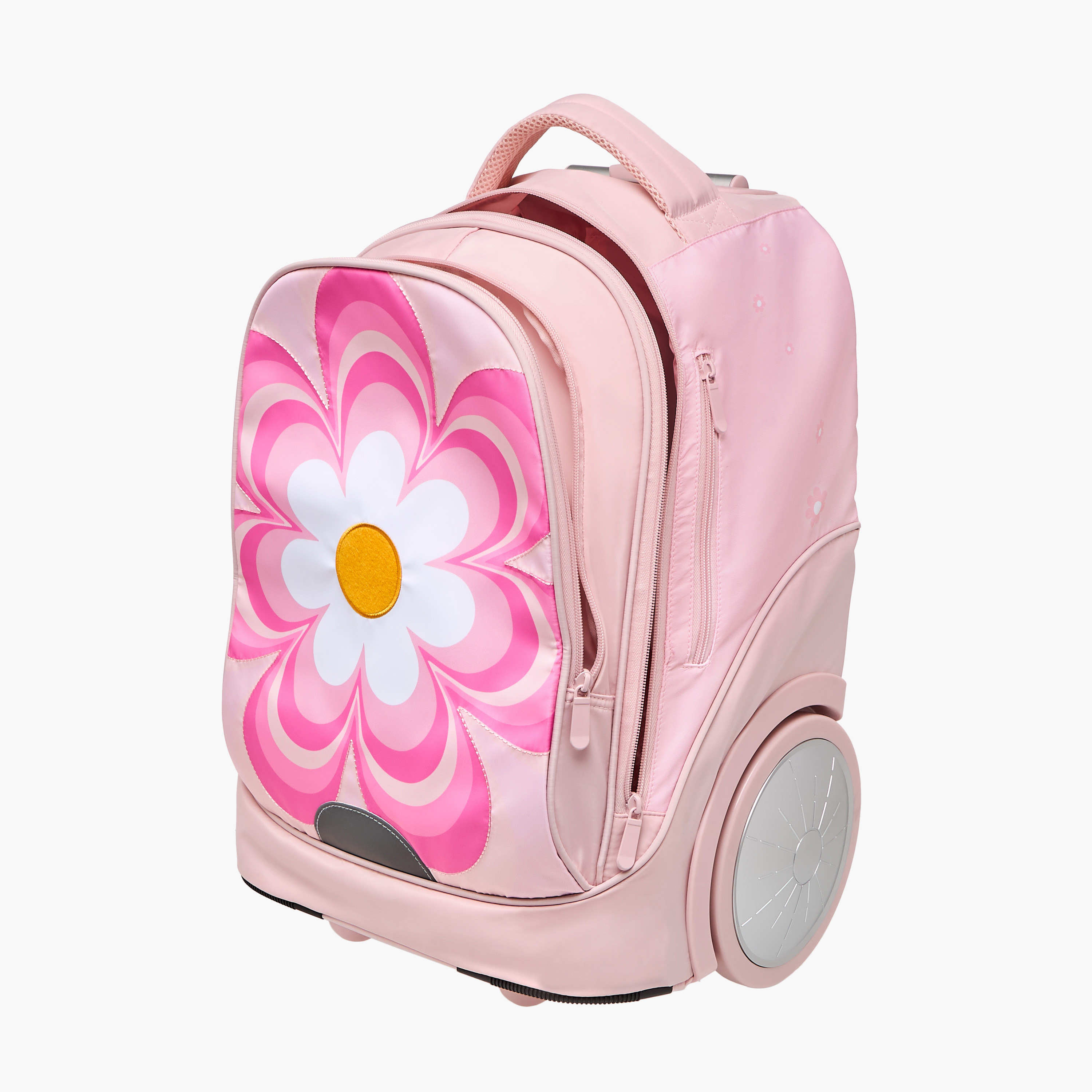 Juniors Printed 3-Piece School Trolley Bag Set for Girls 8-13 Years with Lunch Bag and Pencil Pouch-school-bagsandbackpacks-trolleybags-image-12