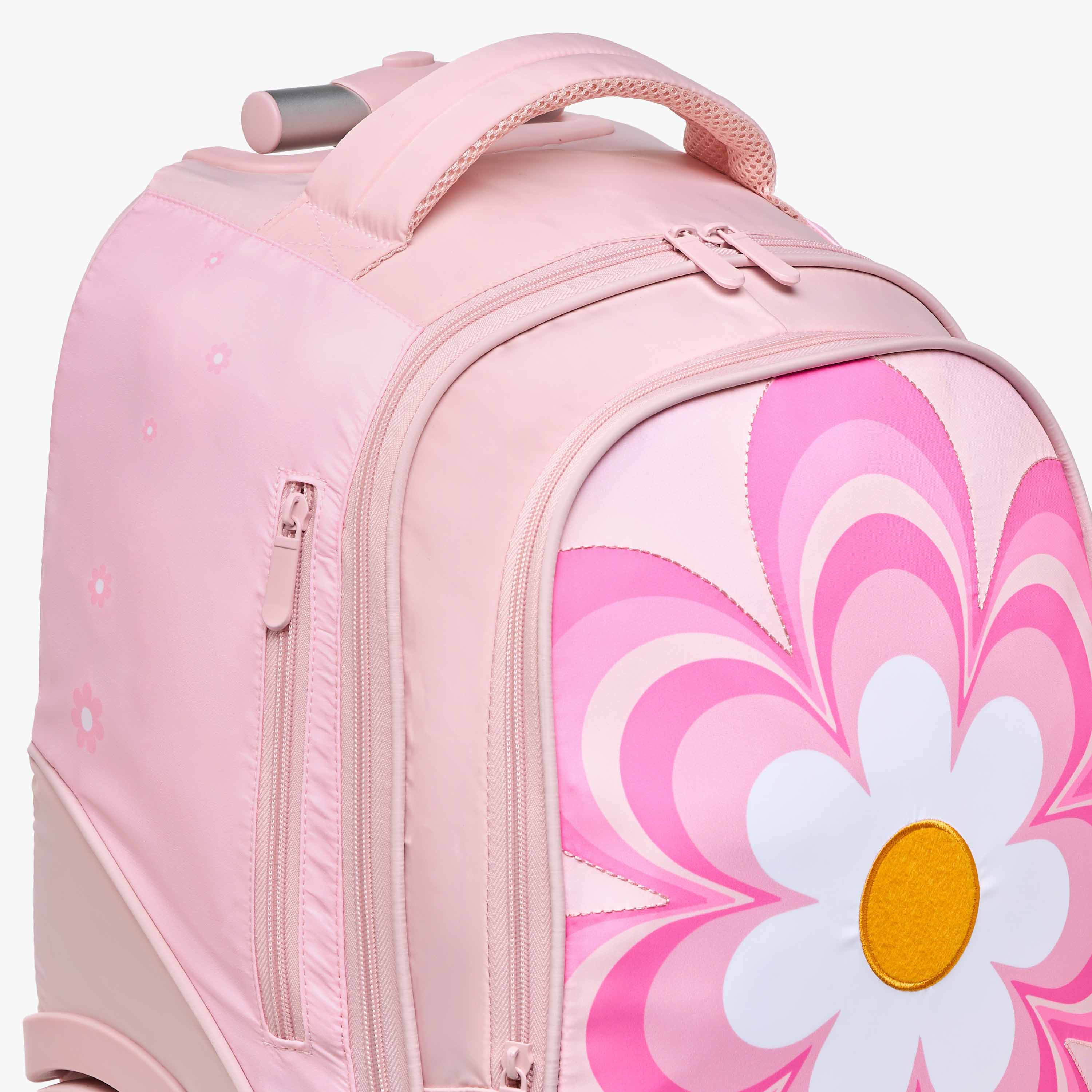 Juniors Printed 3-Piece School Trolley Bag Set for Girls 8-13 Years with Lunch Bag and Pencil Pouch-school-bagsandbackpacks-trolleybags-image-17