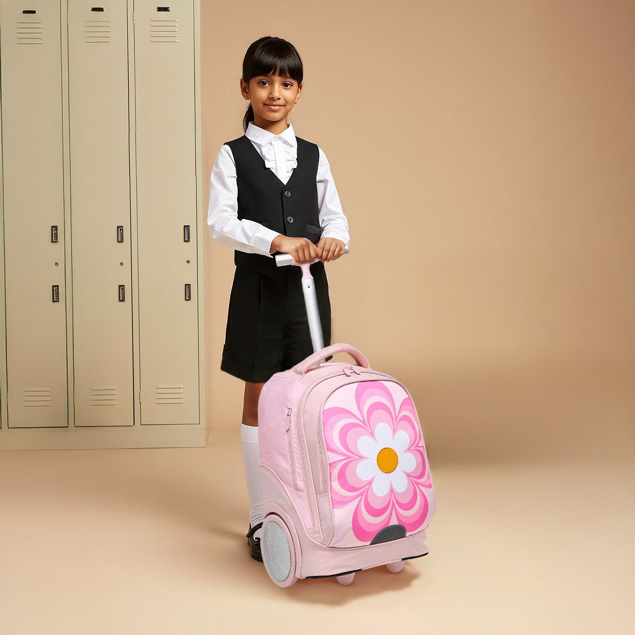 Juniors Printed 3-Piece School Trolley Bag Set for Girls 8-13 Years with Lunch Bag and Pencil Pouch-school-bagsandbackpacks-trolleybags-image-4
