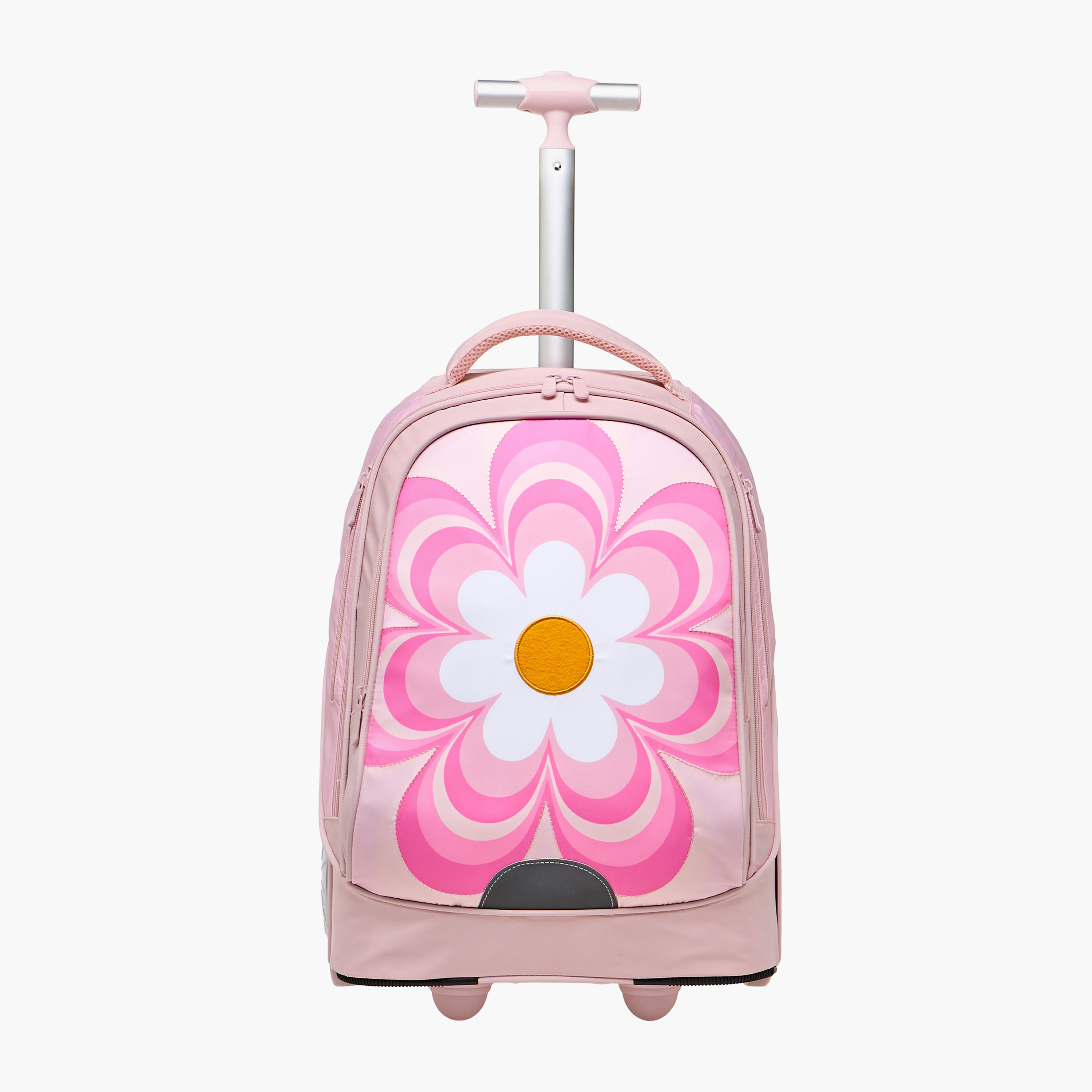 Juniors Printed 3-Piece School Trolley Bag Set for Girls 8-13 Years with Lunch Bag and Pencil Pouch-school-bagsandbackpacks-trolleybags-image-5