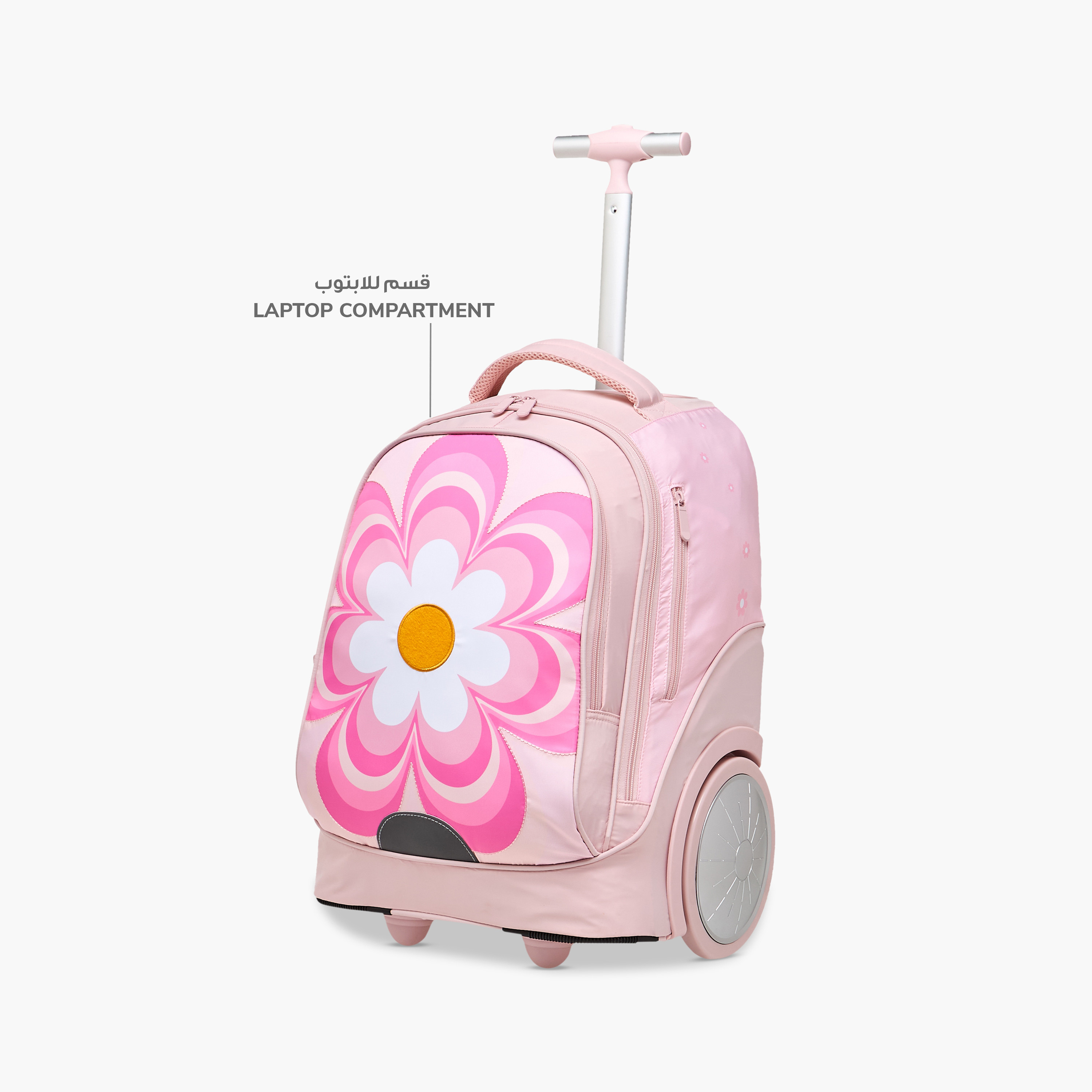 Juniors Printed 3-Piece School Trolley Bag Set for Girls 8-13 Years with Lunch Bag and Pencil Pouch-school-bagsandbackpacks-trolleybags-image-10