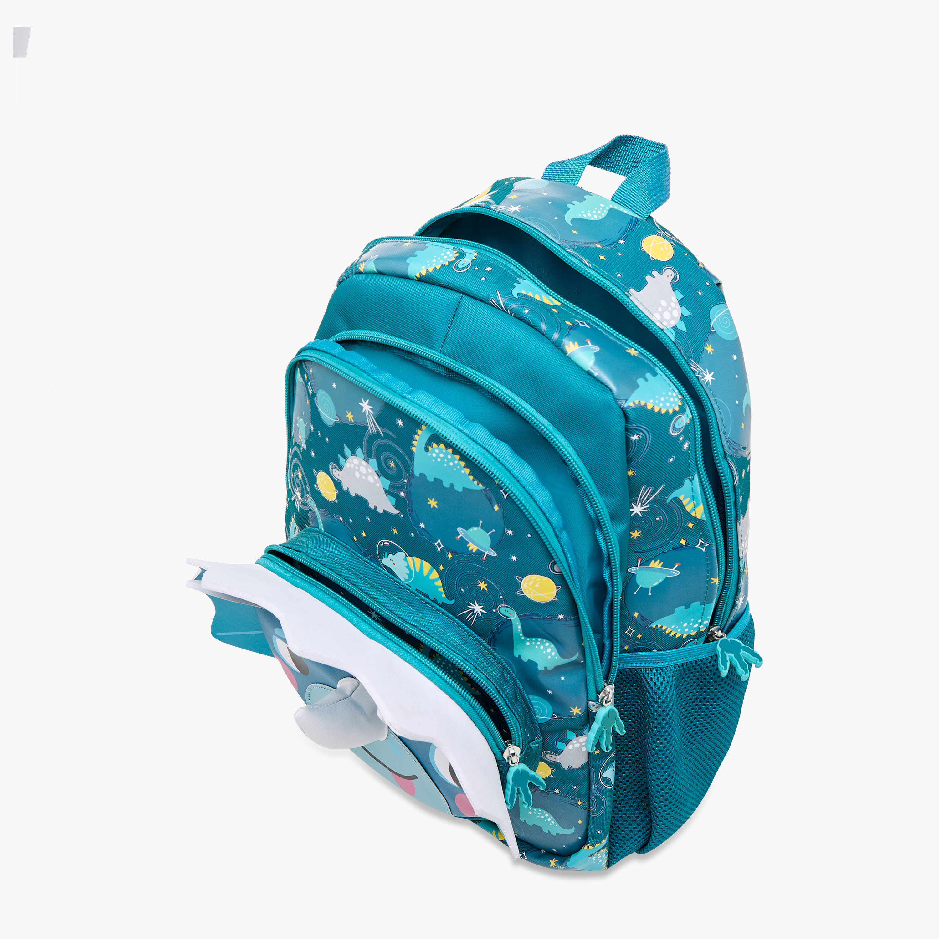 Juniors Baby Dinosaur Applique Backpack with Adjustable Straps and Zip Closure - 14 inches-school-bagsandbackpacks-backpacks-image-13