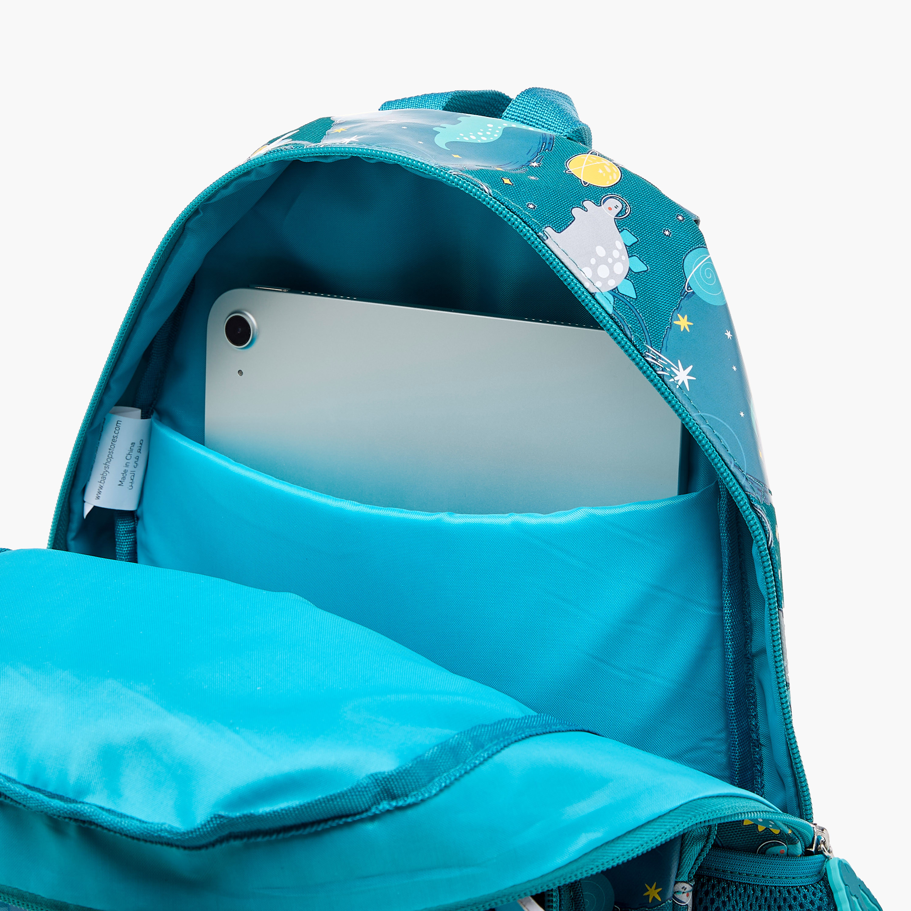 Juniors Baby Dinosaur Applique Backpack with Adjustable Straps and Zip Closure - 14 inches-school-bagsandbackpacks-backpacks-image-14