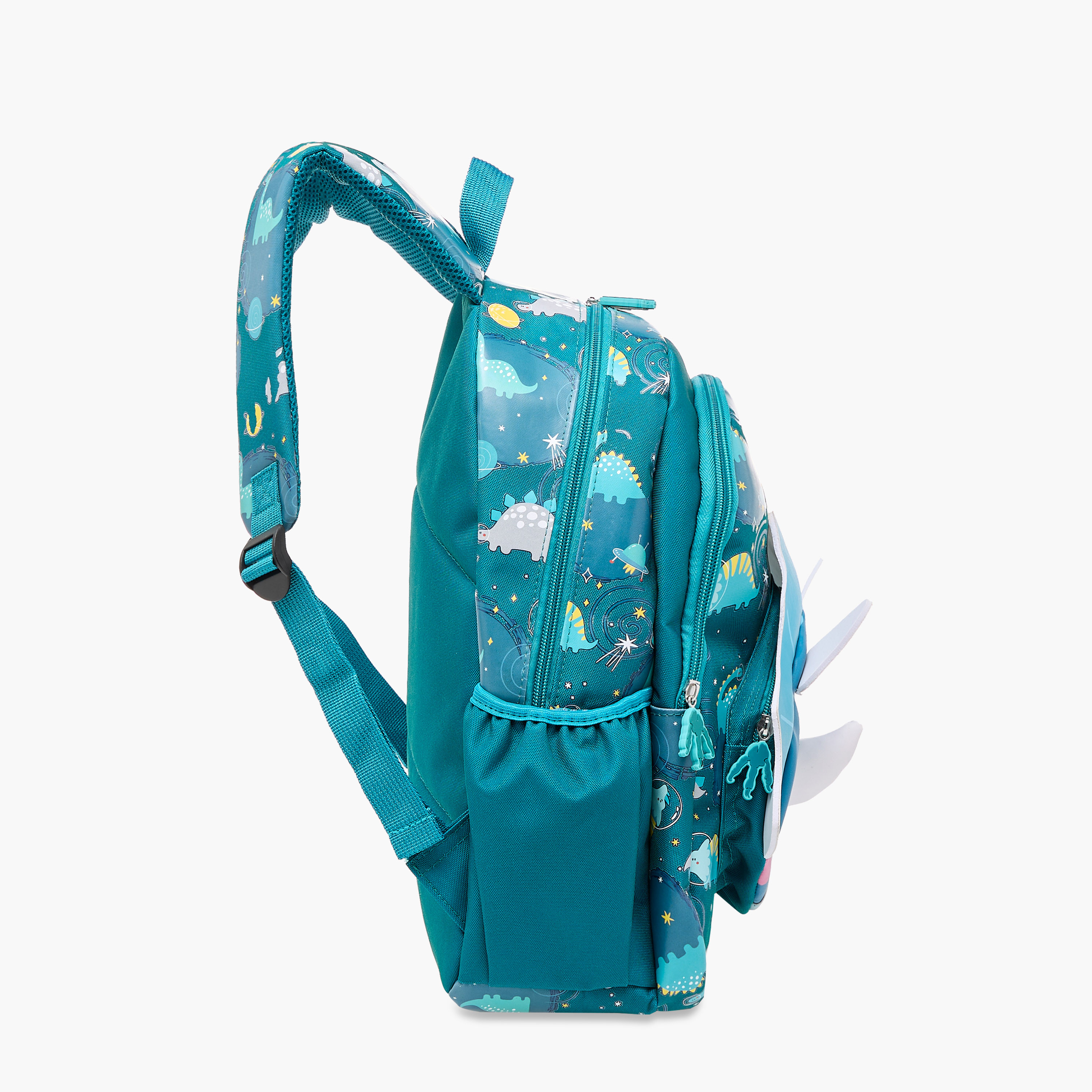Juniors Baby Dinosaur Applique Backpack with Adjustable Straps and Zip Closure - 14 inches-school-bagsandbackpacks-backpacks-image-5