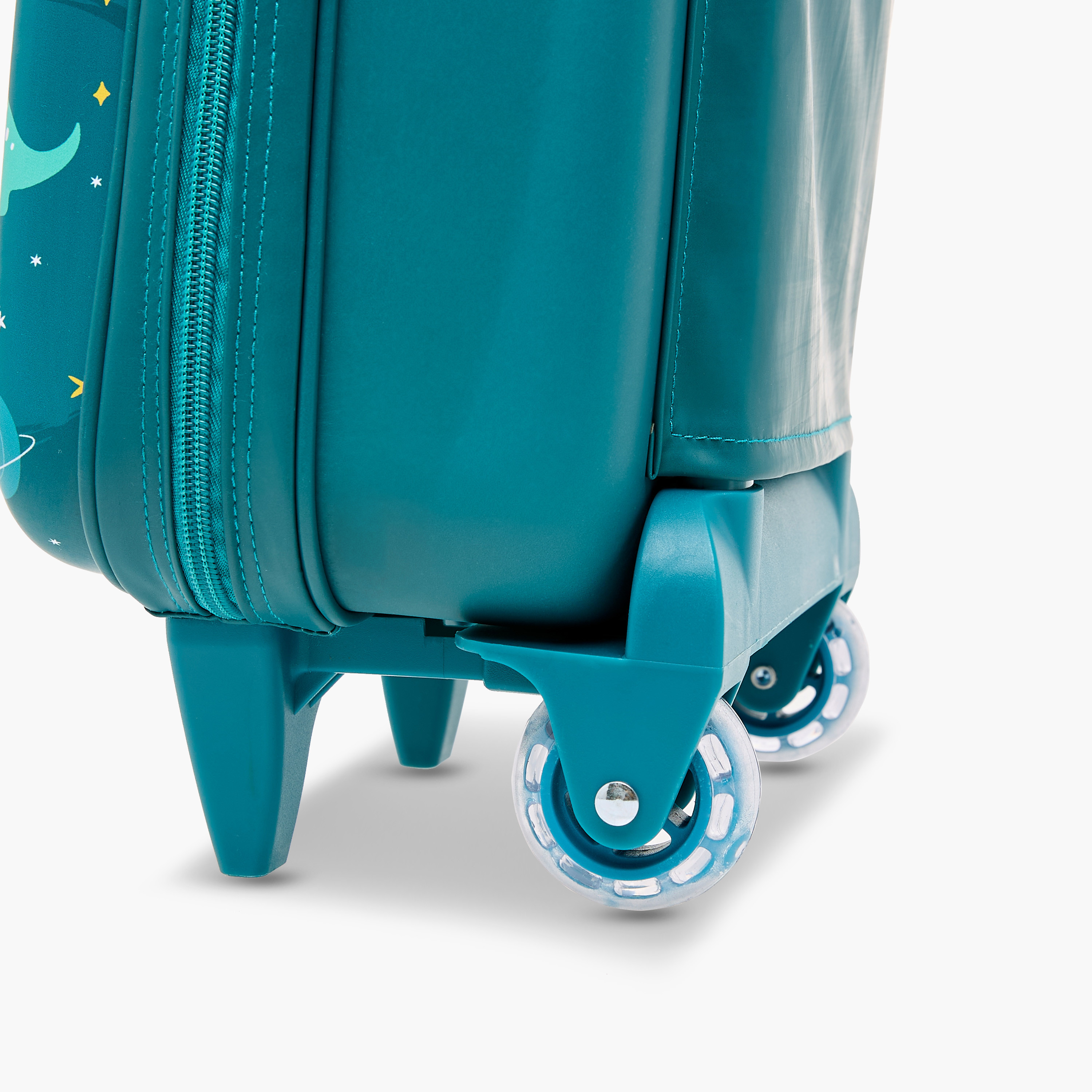 Juniors Dinosaur Trolley Bag for Girls 2-5 Years with Padded Shoulder Straps -school-bagsandbackpacks-trolleybags-image-13