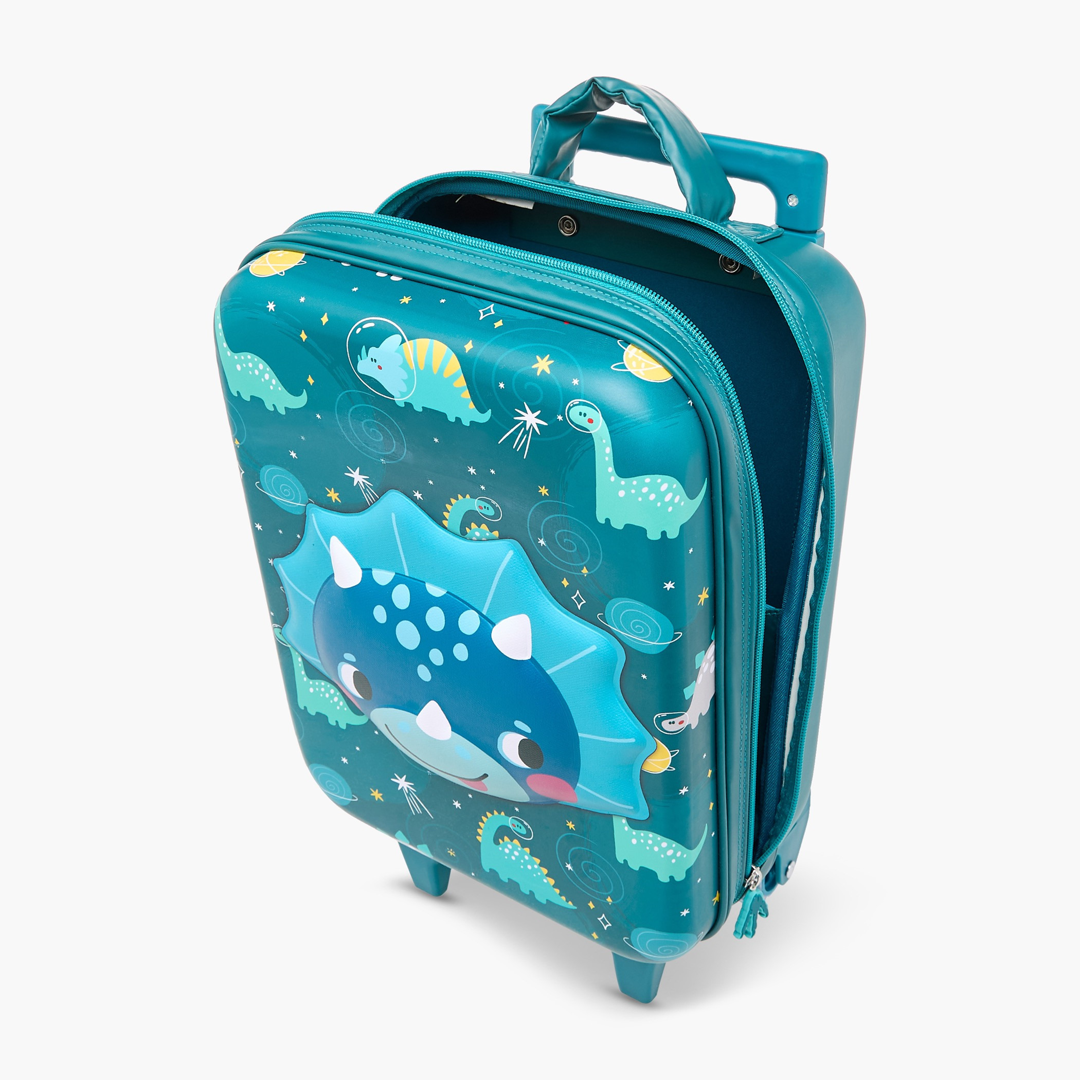 Juniors Dinosaur Trolley Bag for Girls 2-5 Years with Padded Shoulder Straps -school-bagsandbackpacks-trolleybags-image-14