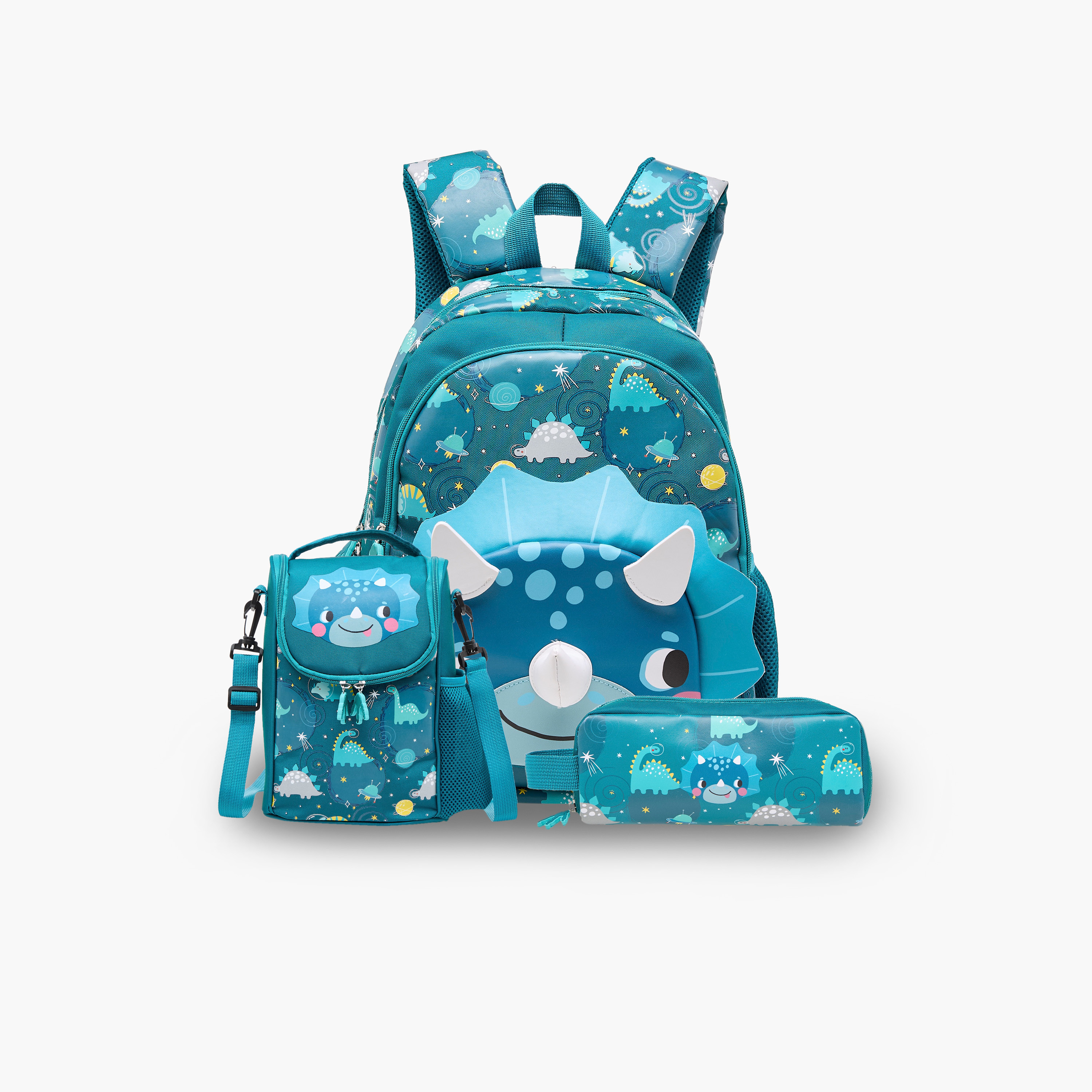 Juniors Dinosaur Trolley Bag for Girls 2-5 Years with Padded Shoulder Straps -school-bagsandbackpacks-trolleybags-image-16