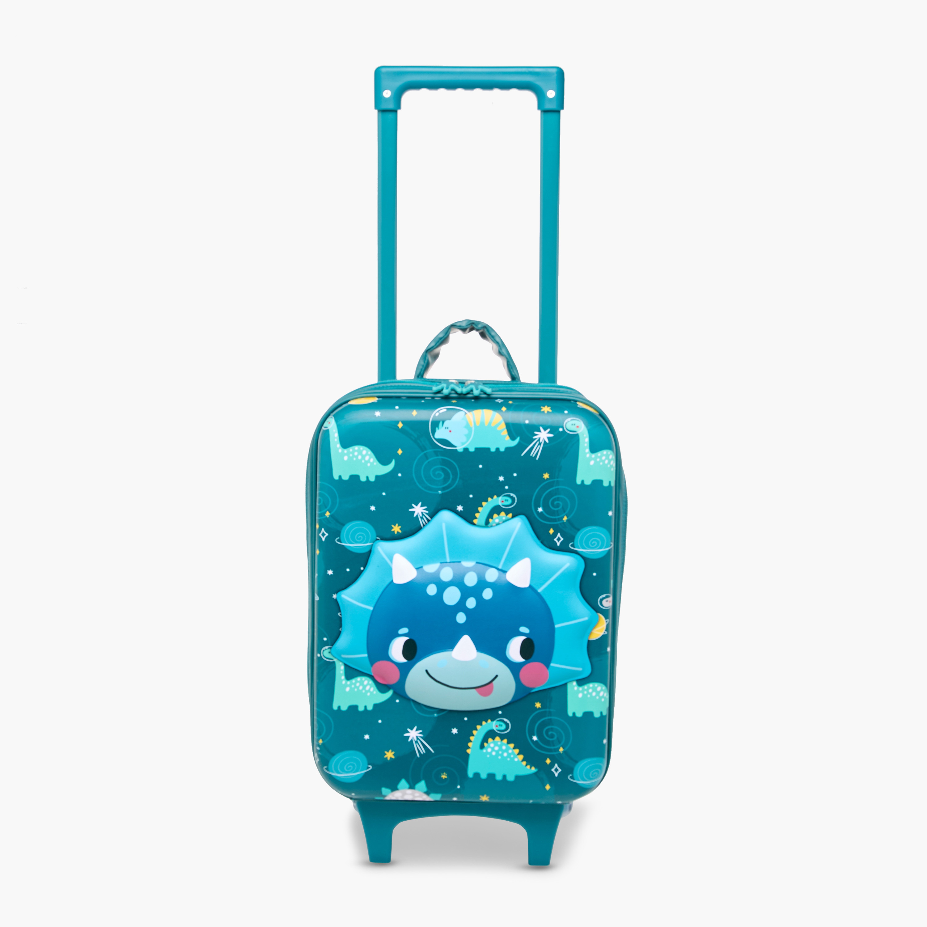 Juniors Dinosaur Trolley Bag for Girls 2-5 Years with Padded Shoulder Straps -school-bagsandbackpacks-trolleybags-image-4