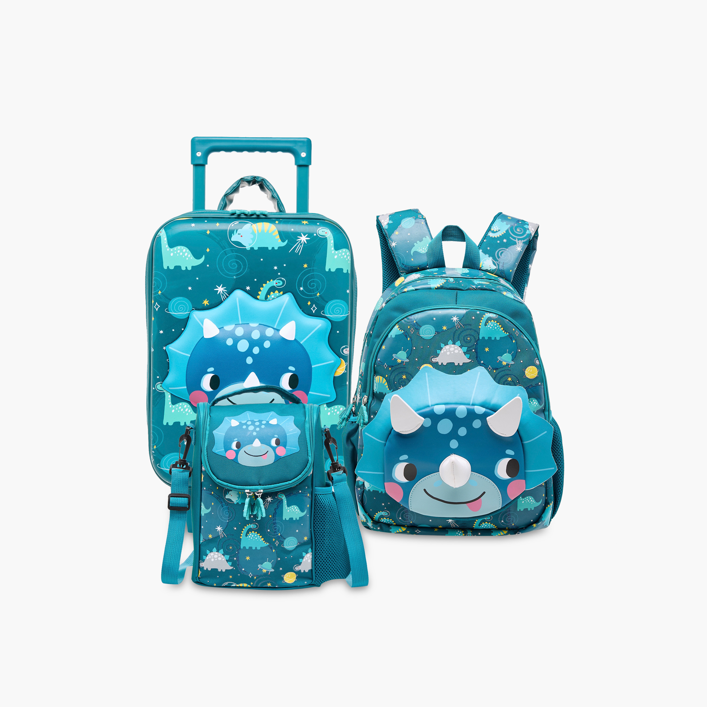 Juniors Dinosaur Print Pencil Pouch with Zip Closure-school-stationery-pencilcases-image-8