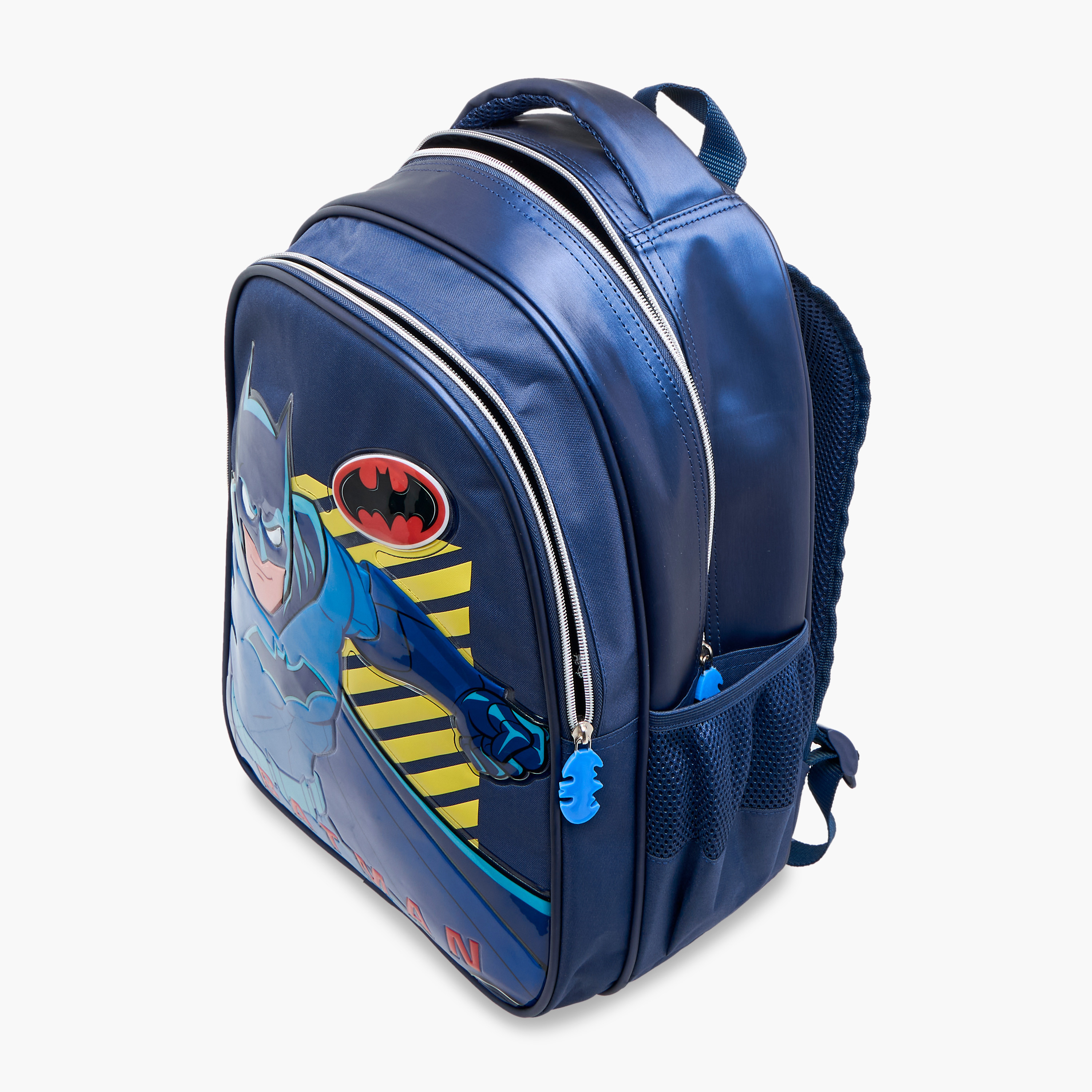 Batman Print Backpack with Adjustable Straps and Zip Closure - 16 inches-school-bagsandbackpacks-backpacks-image-11