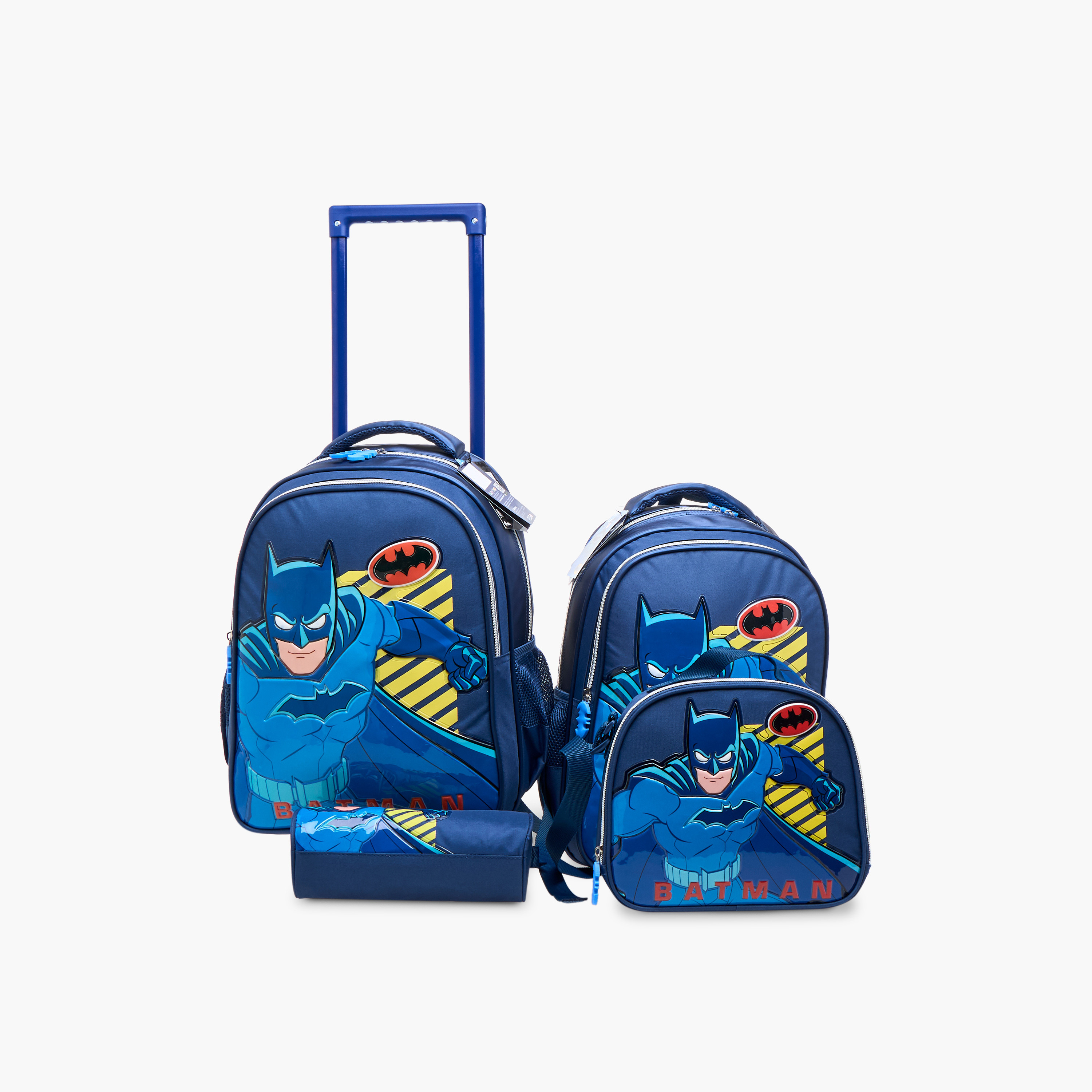 Batman Print Backpack with Adjustable Straps and Zip Closure - 16 inches-school-bagsandbackpacks-backpacks-image-13
