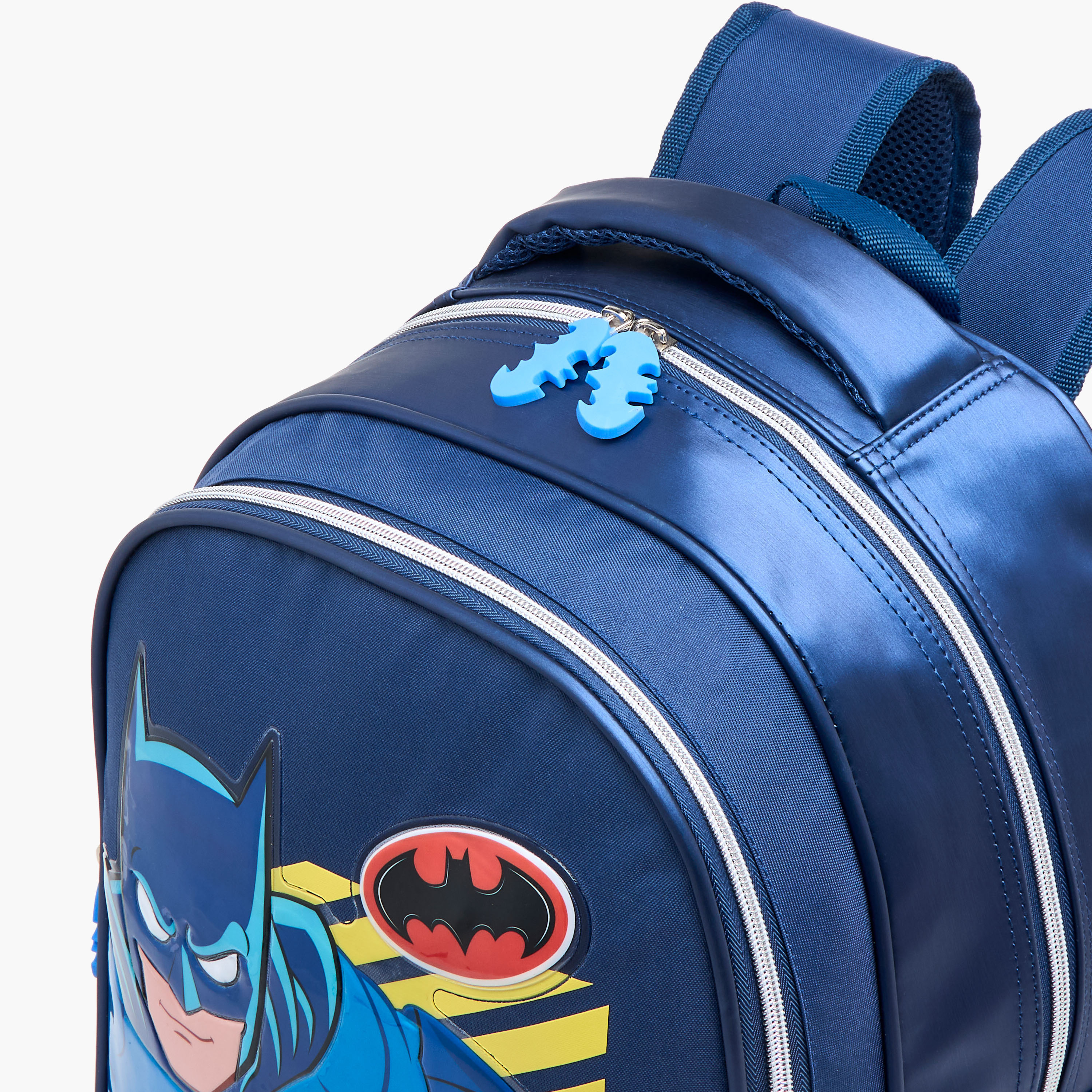 Batman Print Backpack with Adjustable Straps and Zip Closure - 16 inches-school-bagsandbackpacks-backpacks-image-9