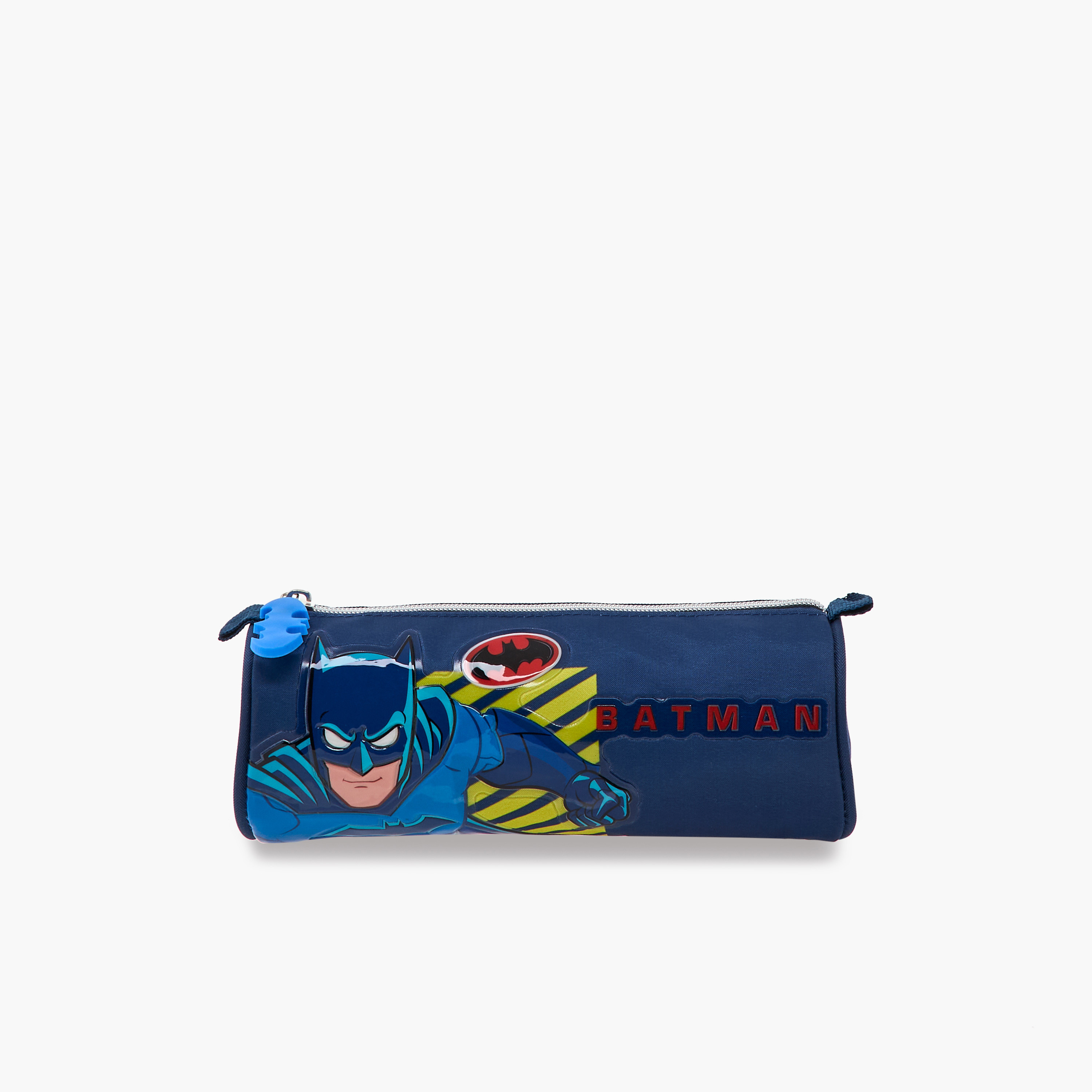 Batman Print Pencil Pouch with Zip Closure-school-stationery-pencilcases-image-3