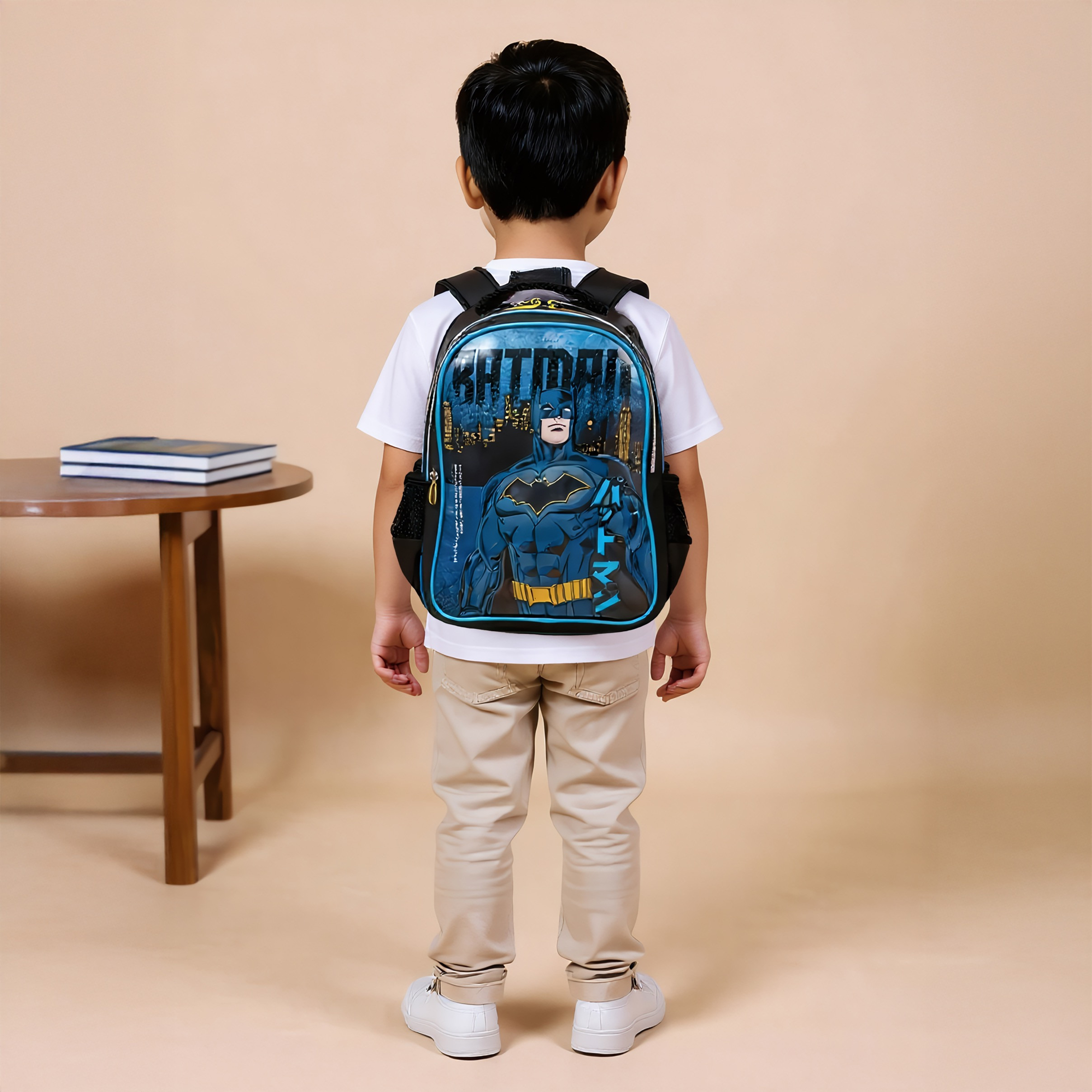Batman Print Backpack with Adjustable Straps and Zip Closure-school-bagsandbackpacks-backpacks-image-3