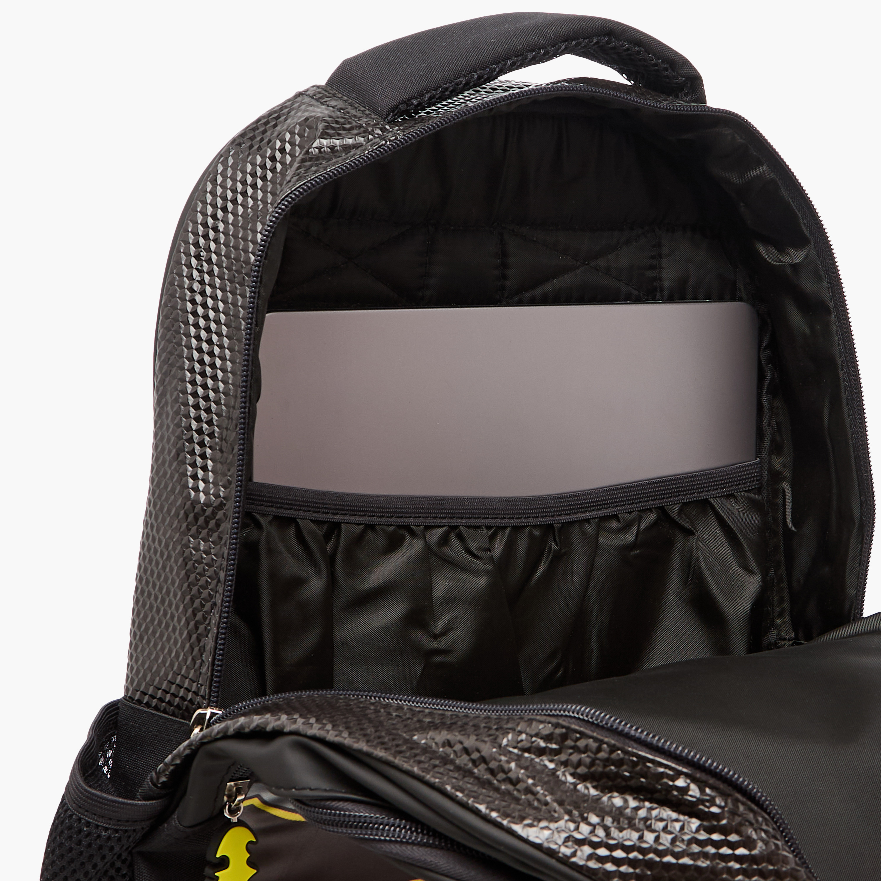Batman Print Backpack with Adjustable Straps and Zip Closure - 16 inches-school-bagsandbackpacks-backpacks-image-12
