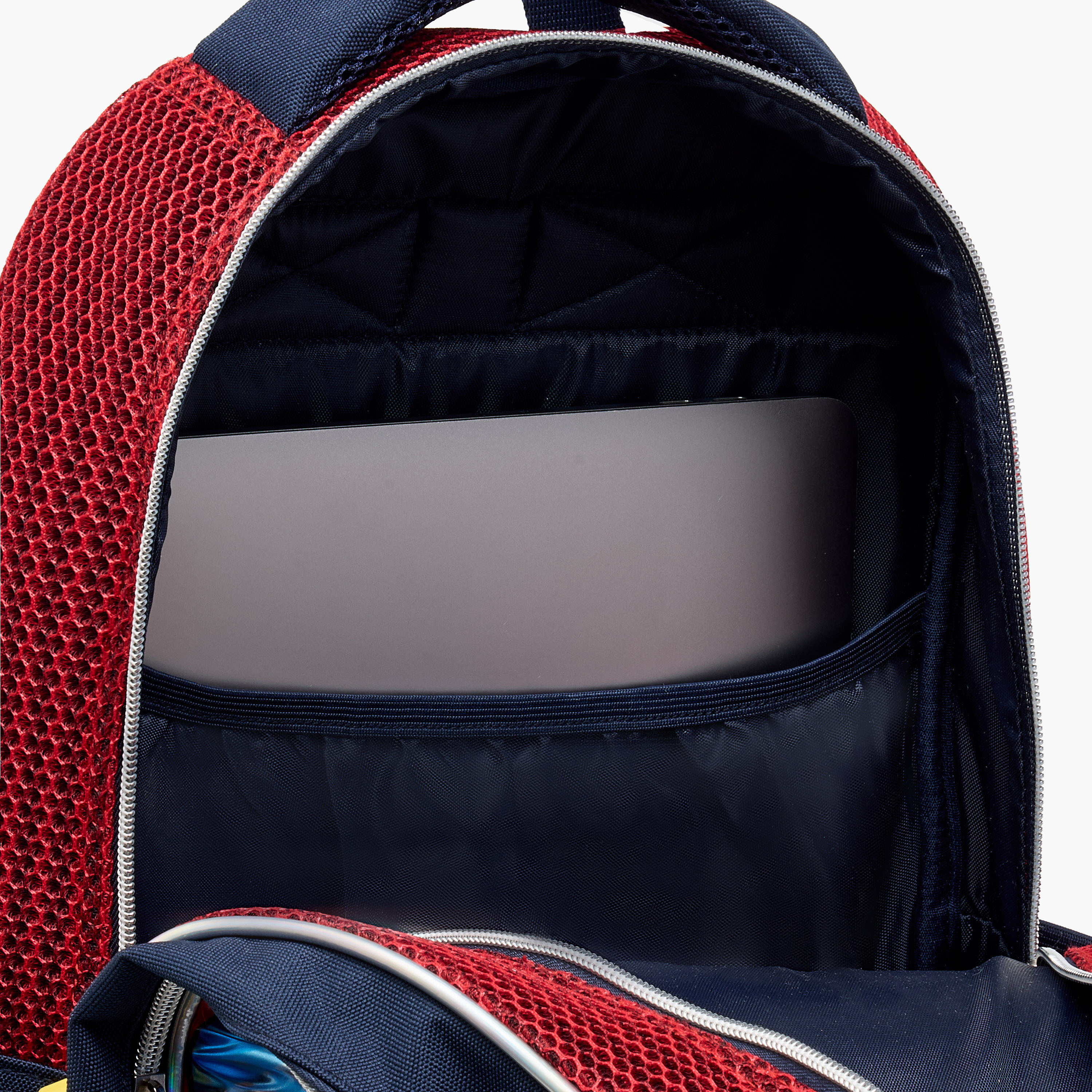 Superman Print Backpack with Adjustable Shoulder Straps and Zip Closure - 16 inches-school-bagsandbackpacks-backpacks-image-12