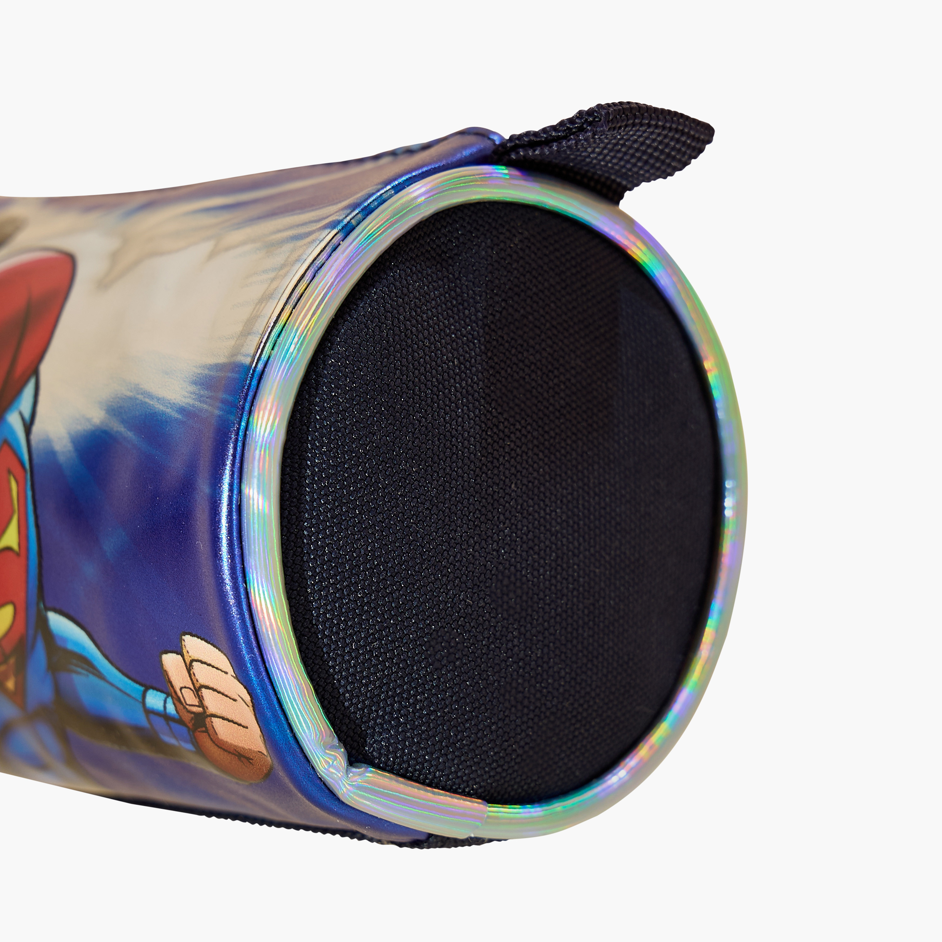Superman Print Pencil Pouch with Zip Closure-school-stationery-pencilcases-image-7