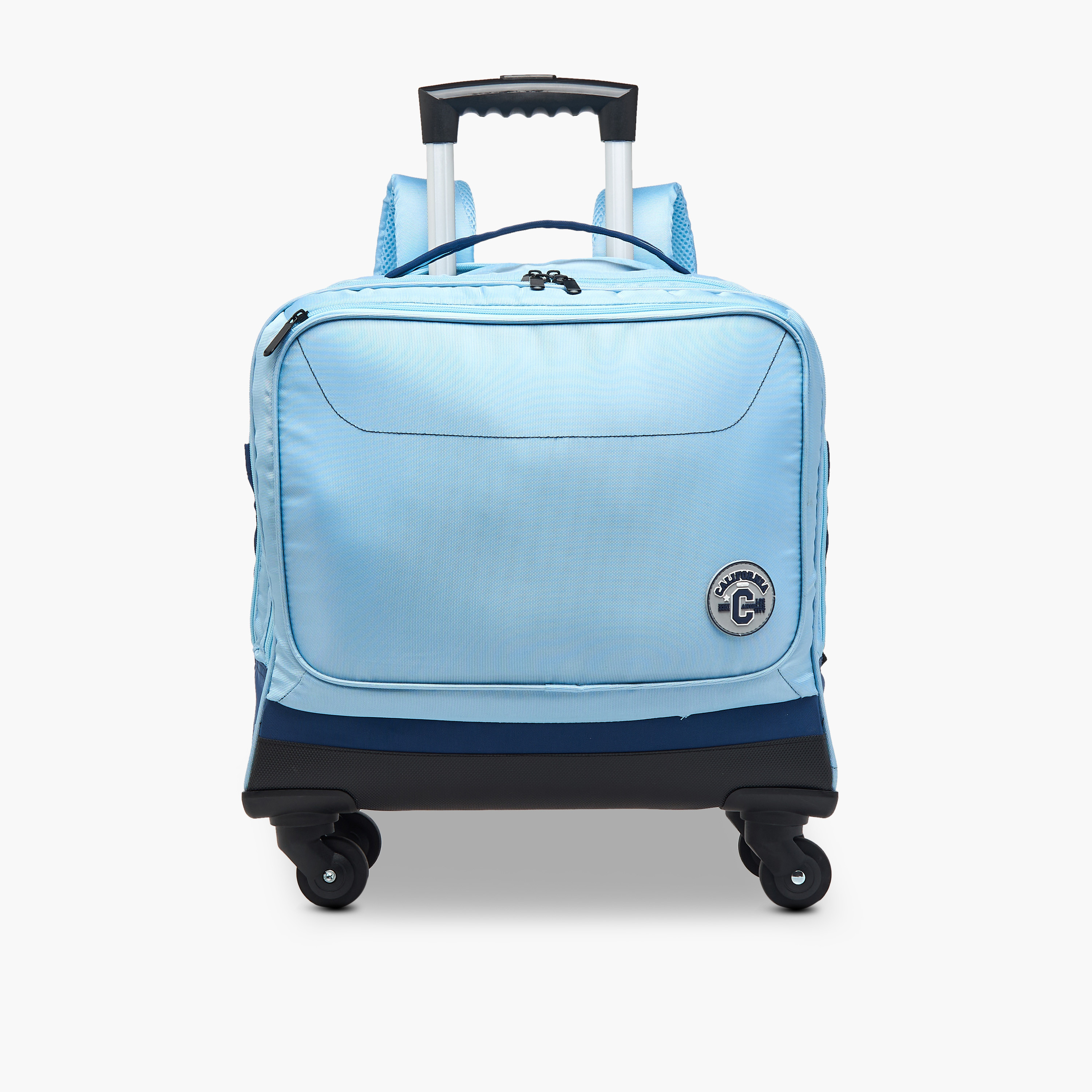 شنطة ترولي سادة للأولاد 8-13 سنة بحزام قابل للتعديل من جونيورز-school-bagsandbackpacks-trolleybags-image-2