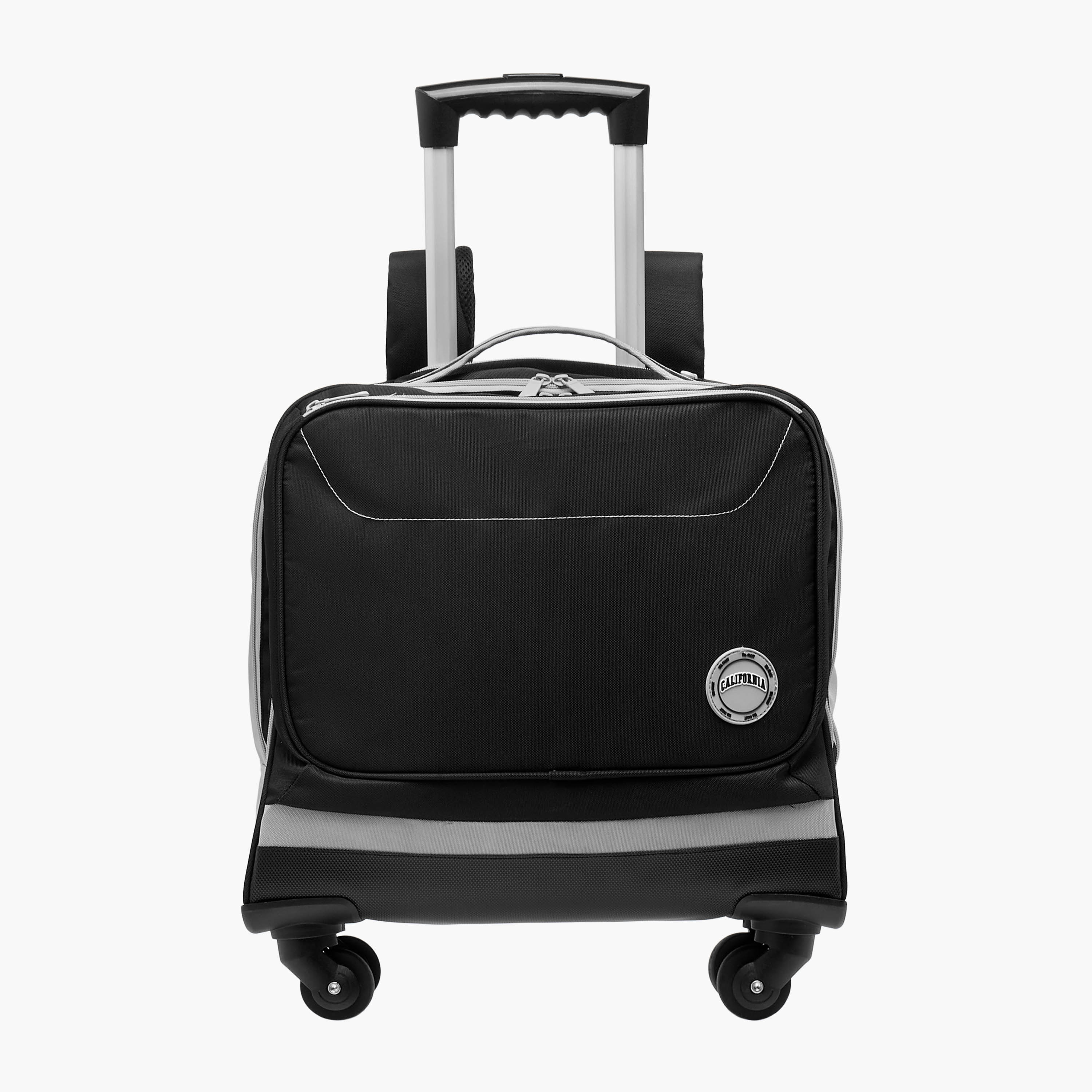 Juniors Solid Trolley Bag for Boys 8-13 Years with Adjustable Strap -school-bagsandbackpacks-trolleybags-image-2