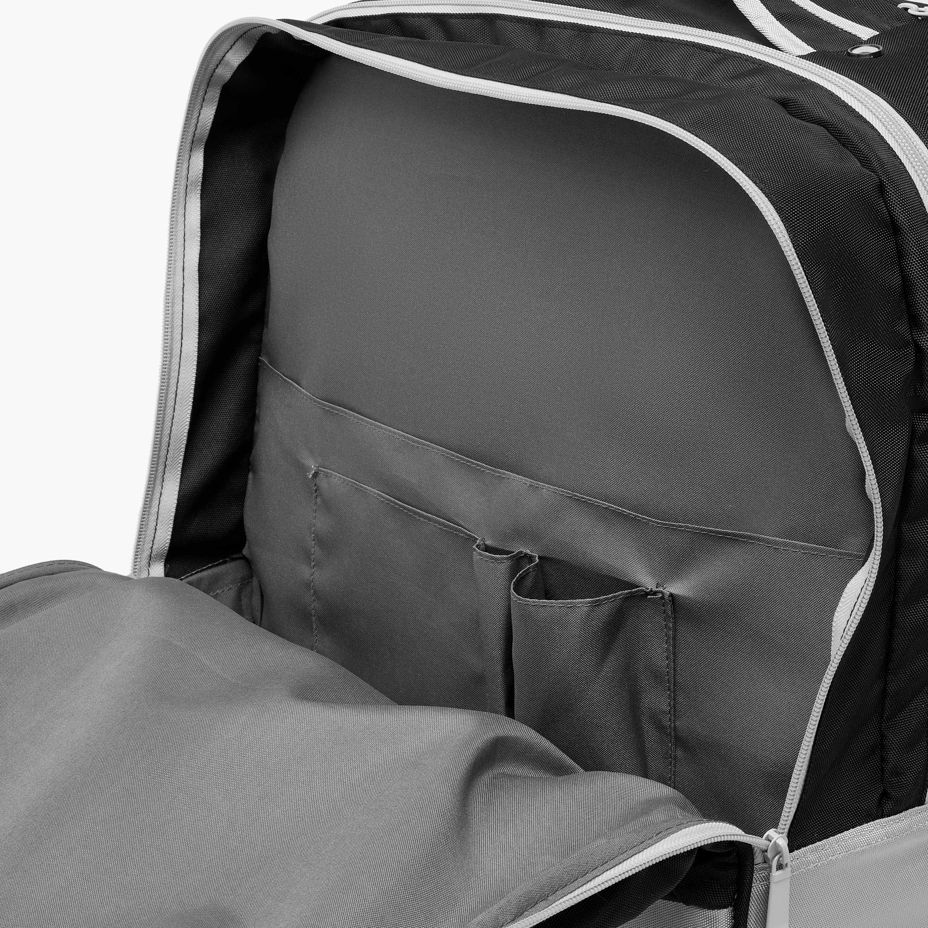شنطة ترولي سادة للأولاد 8-13 سنة بحزام قابل للتعديل من جونيورز-school-bagsandbackpacks-trolleybags-image-12