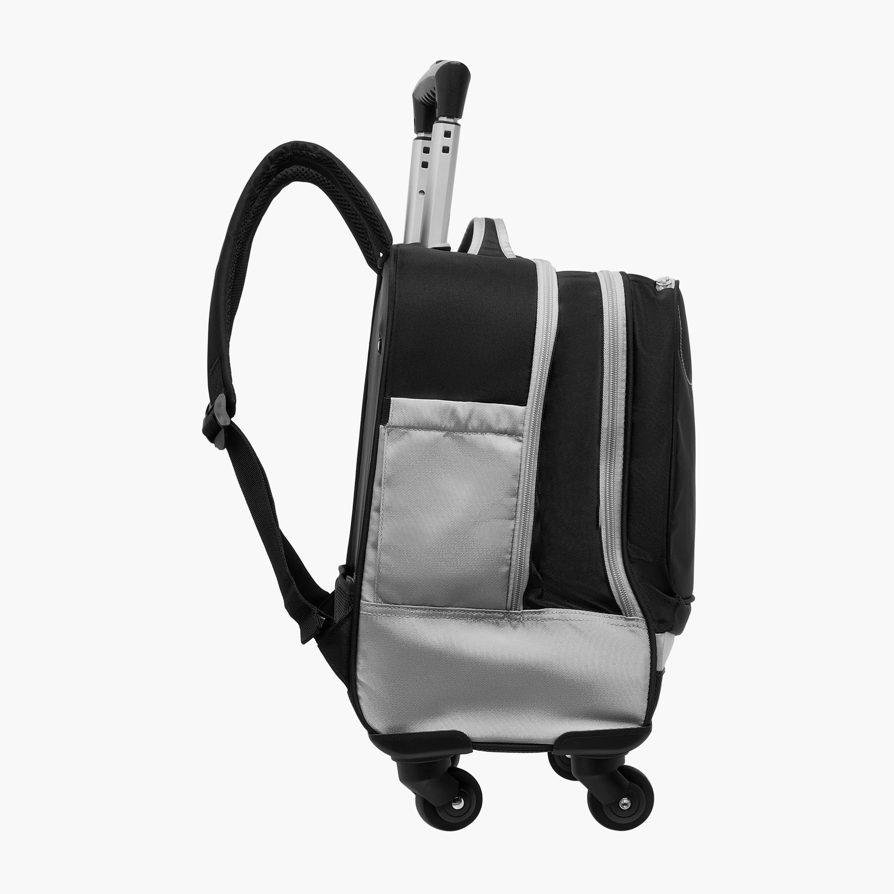 Juniors Solid Trolley Bag for Boys 8-13 Years with Adjustable Strap -school-bagsandbackpacks-trolleybags-image-7