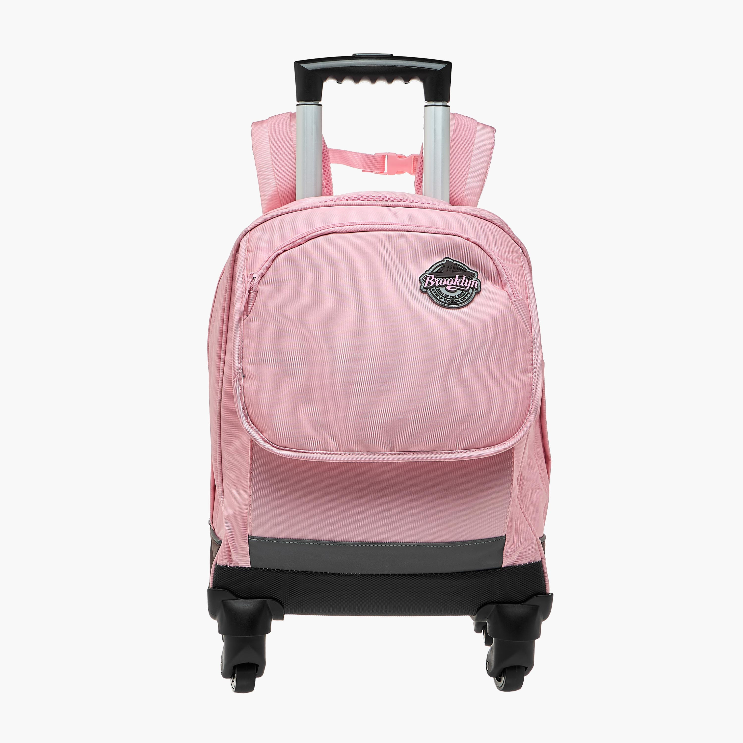Juniors Solid Trolley Bag for Kids 8-13 Years with Adjustable Strap -school-bagsandbackpacks-trolleybags-image-1