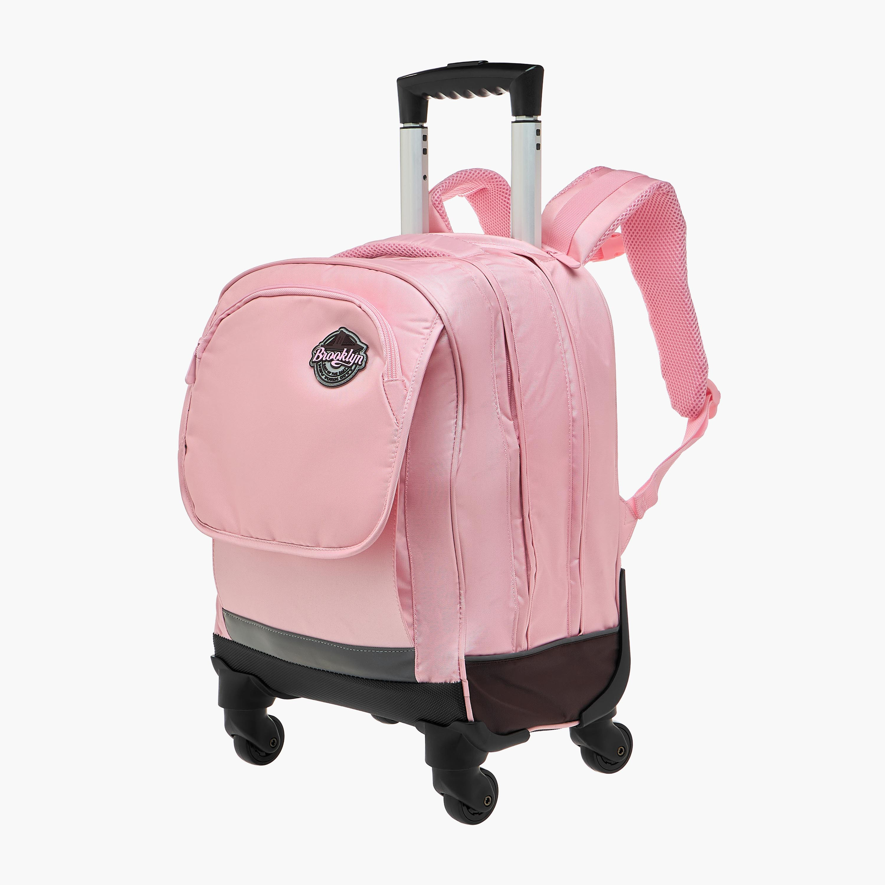 Juniors Solid Trolley Bag for Kids 8-13 Years with Adjustable Strap -school-bagsandbackpacks-trolleybags-image-3