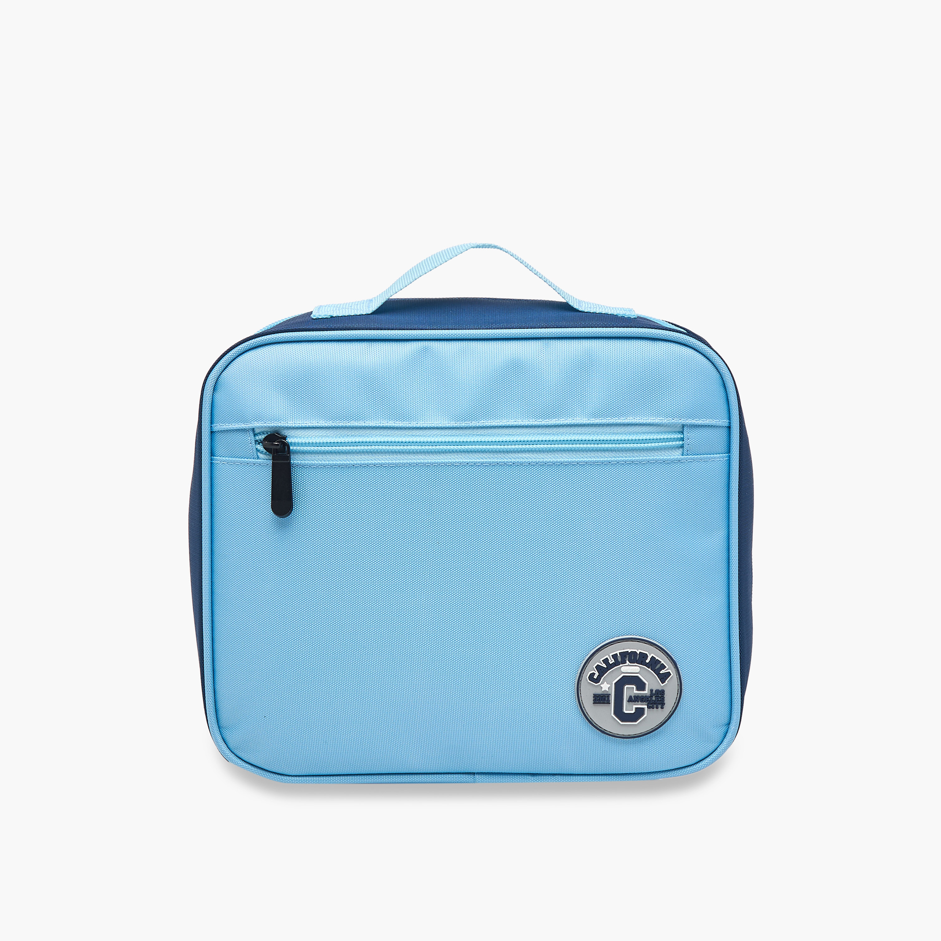 Juniors Applique Detail Lunch Bag with Zip Closure-school-lunchessentials-lunchbags-image-1