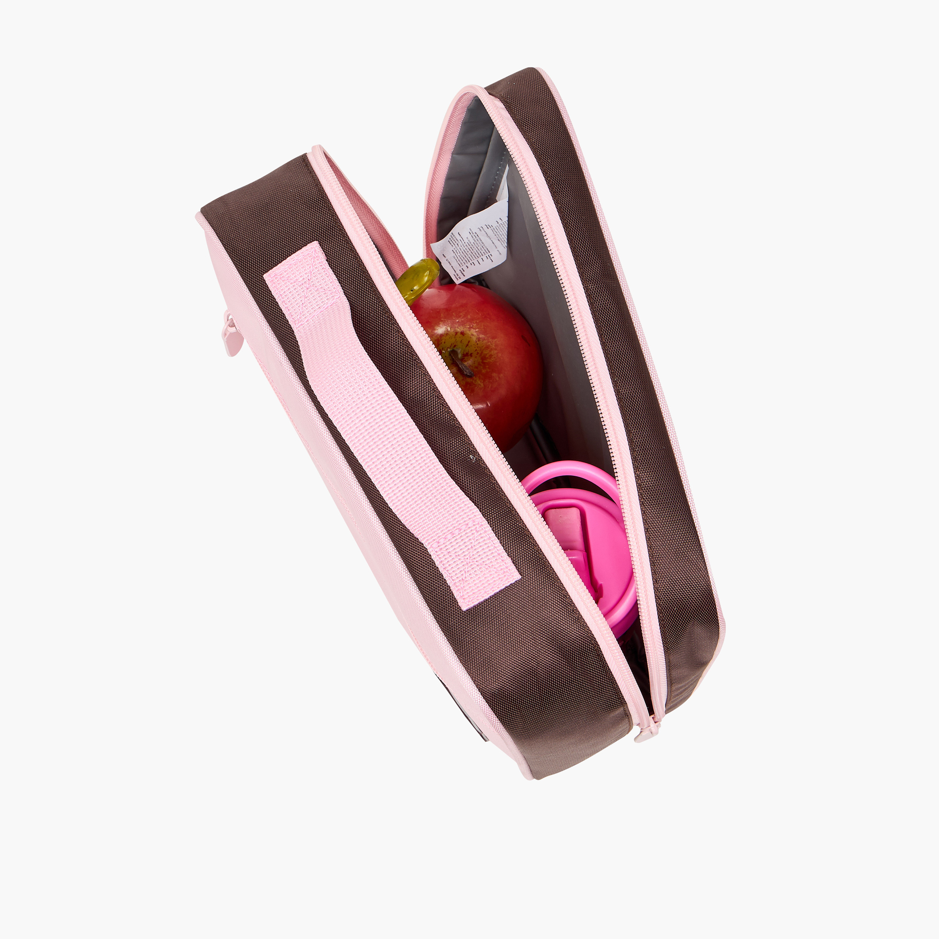 شنطة غداء بتفاصيل زينة مع سحاب إغلاق من جونيورز-school-lunchessentials-lunchbags-image-1