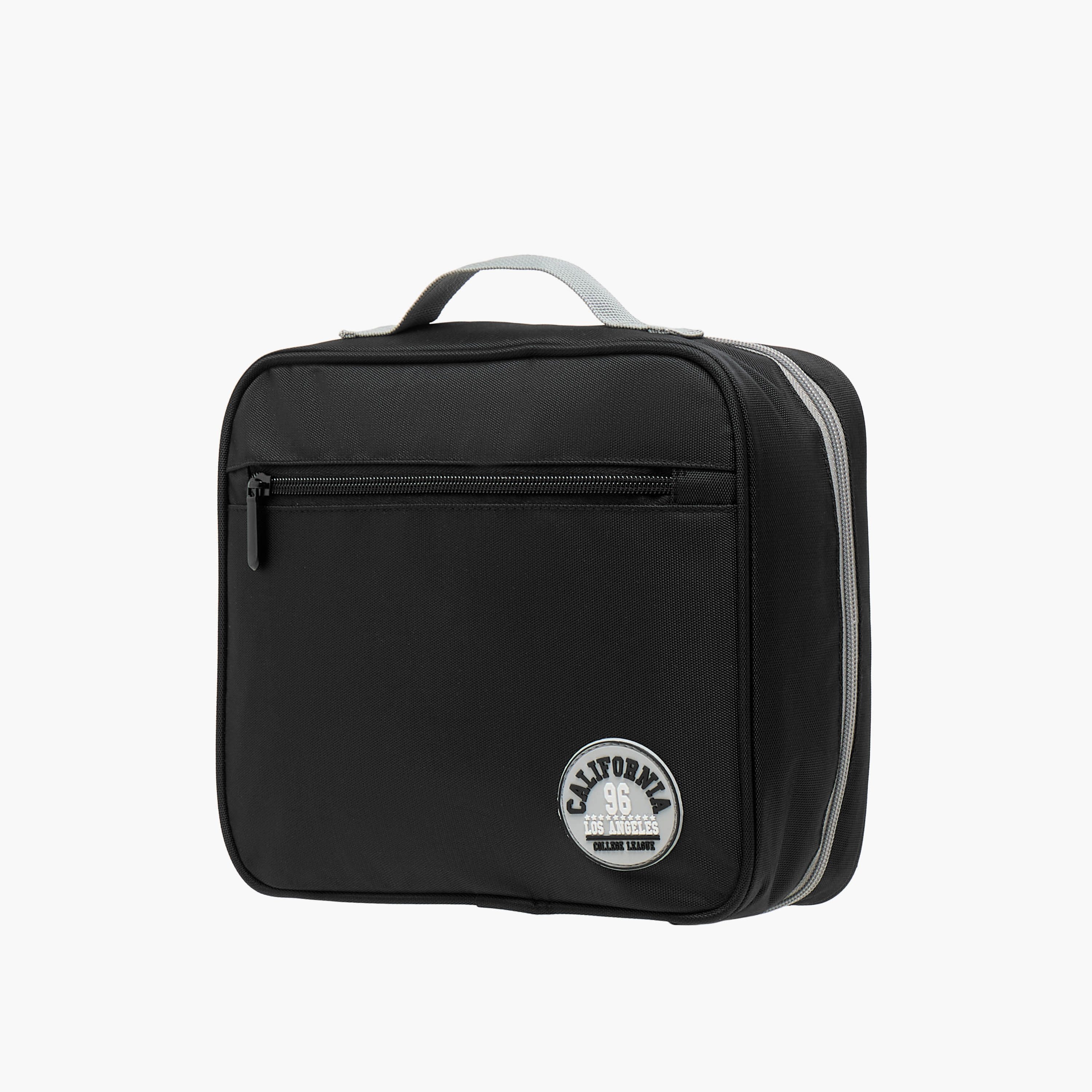 Juniors Applique Detail Lunch Bag with Zip Closure-school-lunchessentials-lunchbags-image-2
