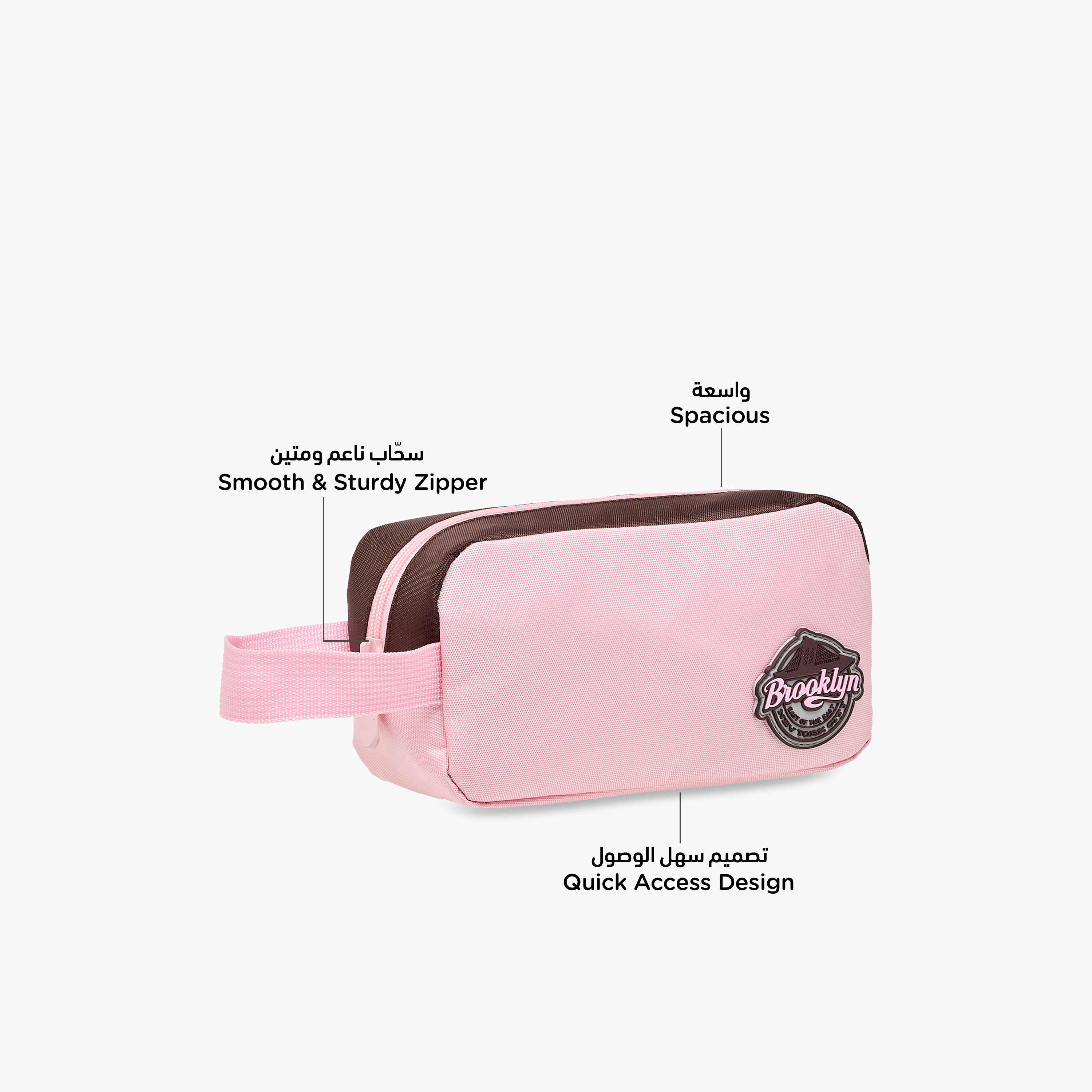Juniors Applique Detail Pencil Pouch with Zip Closure-school-stationery-pencilcases-image-6
