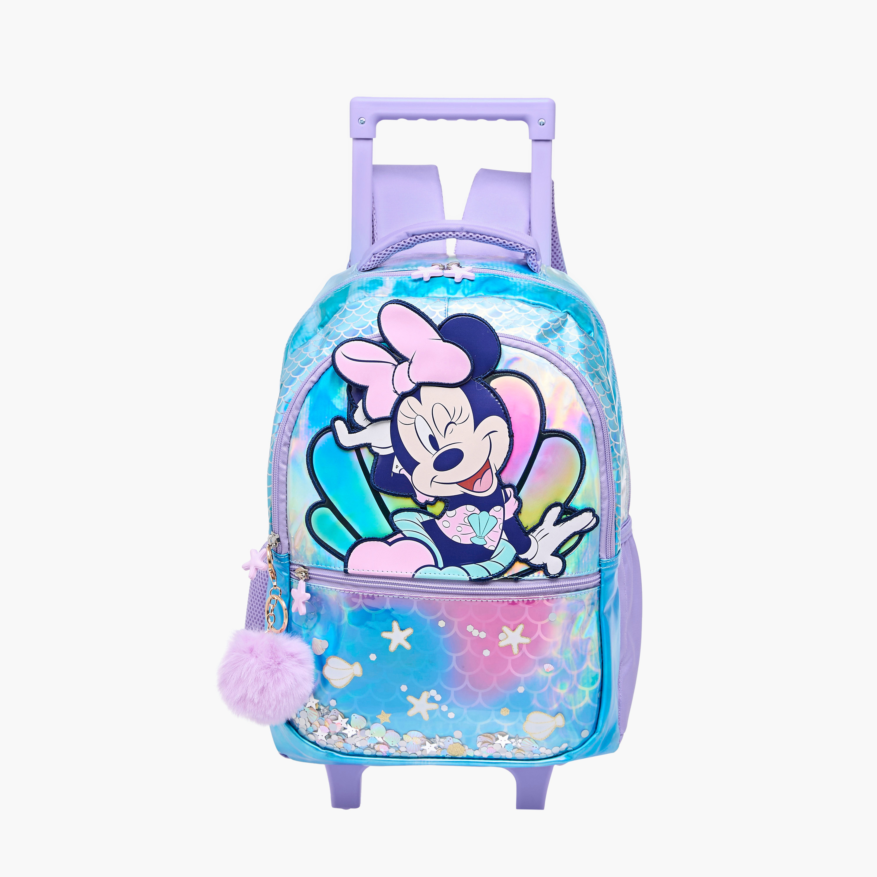 Disney Minnie Trolley Bag for Girls 5-8 Years with Adjustable Strap -school-bagsandbackpacks-trolleybags-image-2