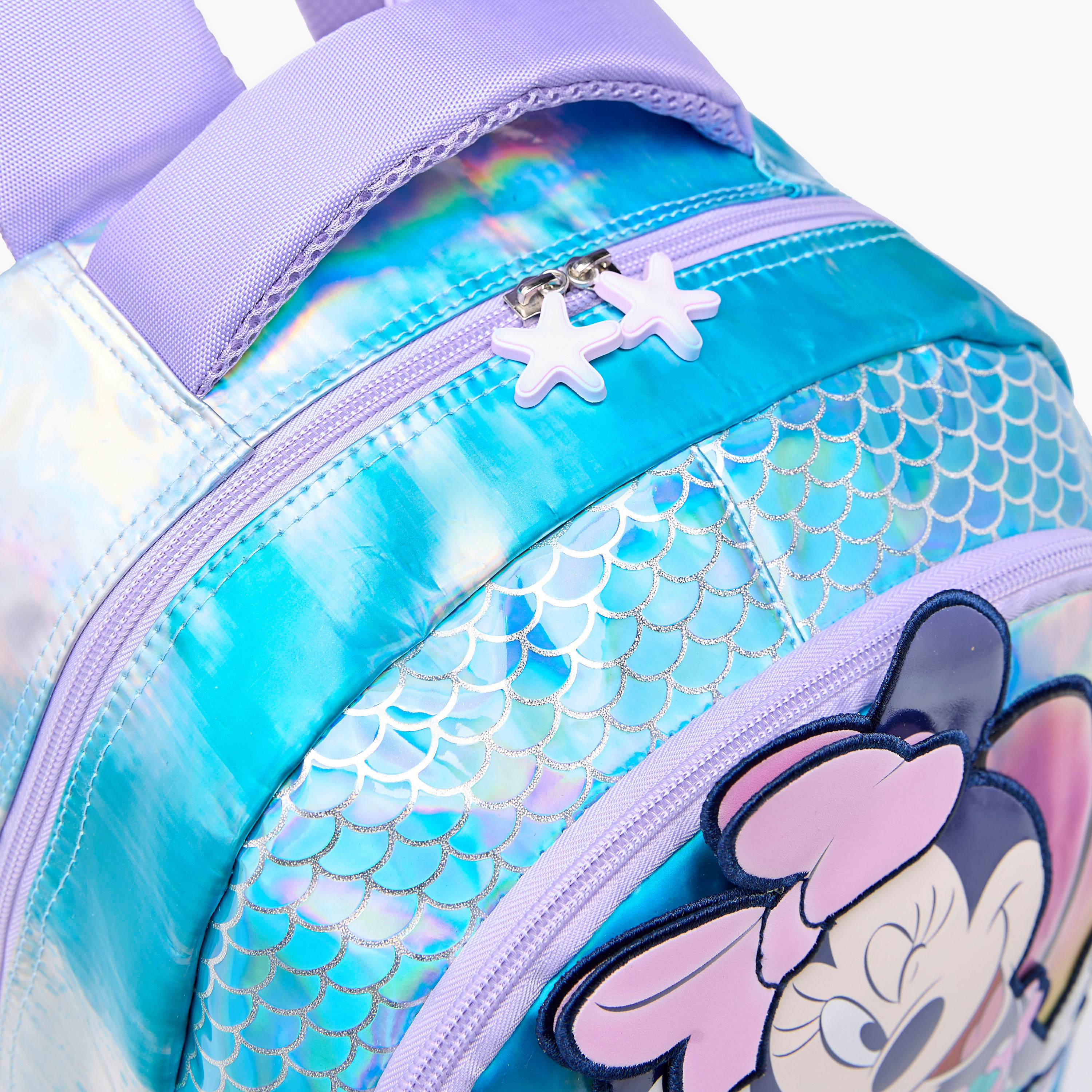 Disney Minnie Mouse Print Backpack with Adjustable Shoulder Straps and Zip Closure - 16 inches-school-bagsandbackpacks-backpacks-image-9