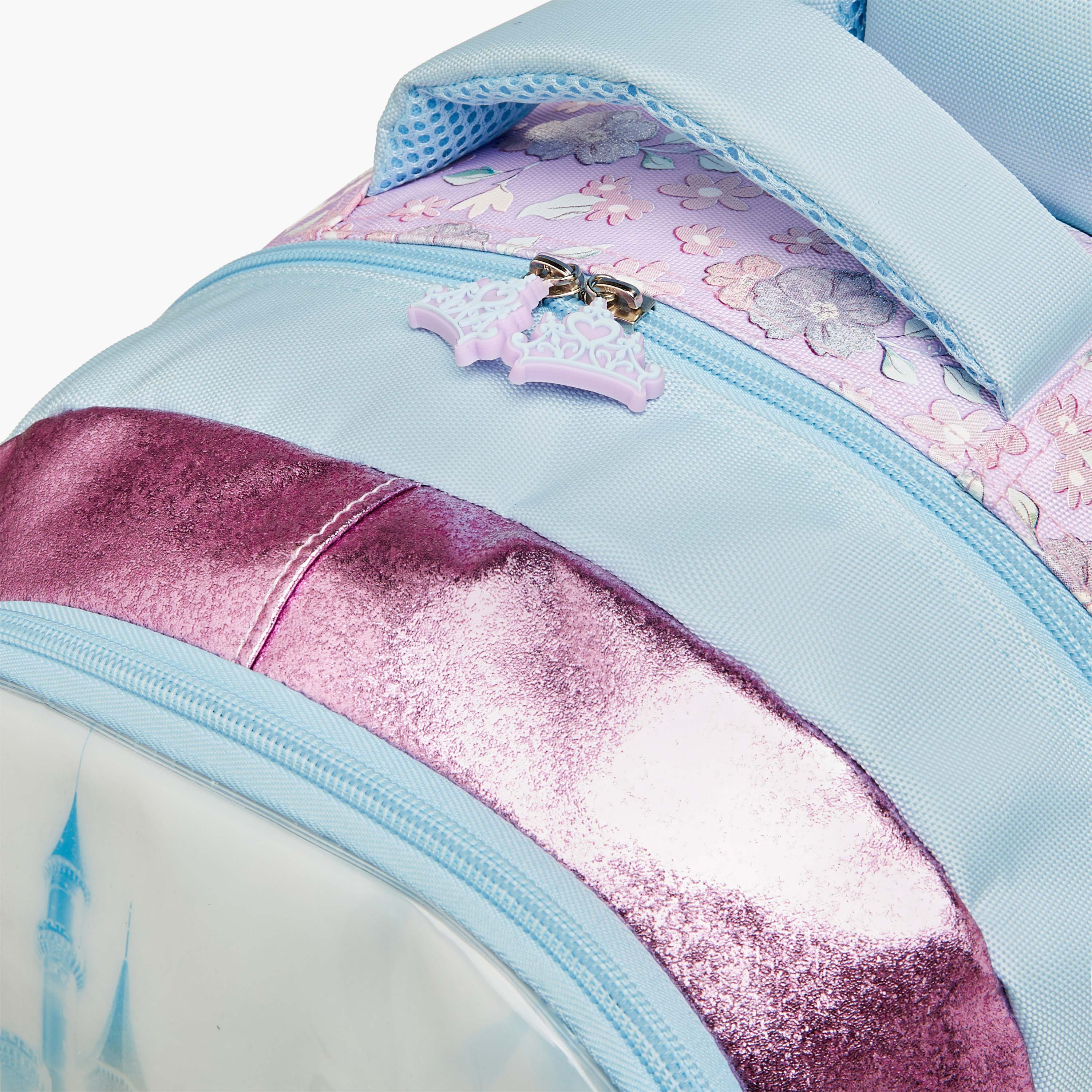 Disney Princess Trolley Bag for Girls 5-8 Years with Adjustable Strap -school-bagsandbackpacks-trolleybags-image-12