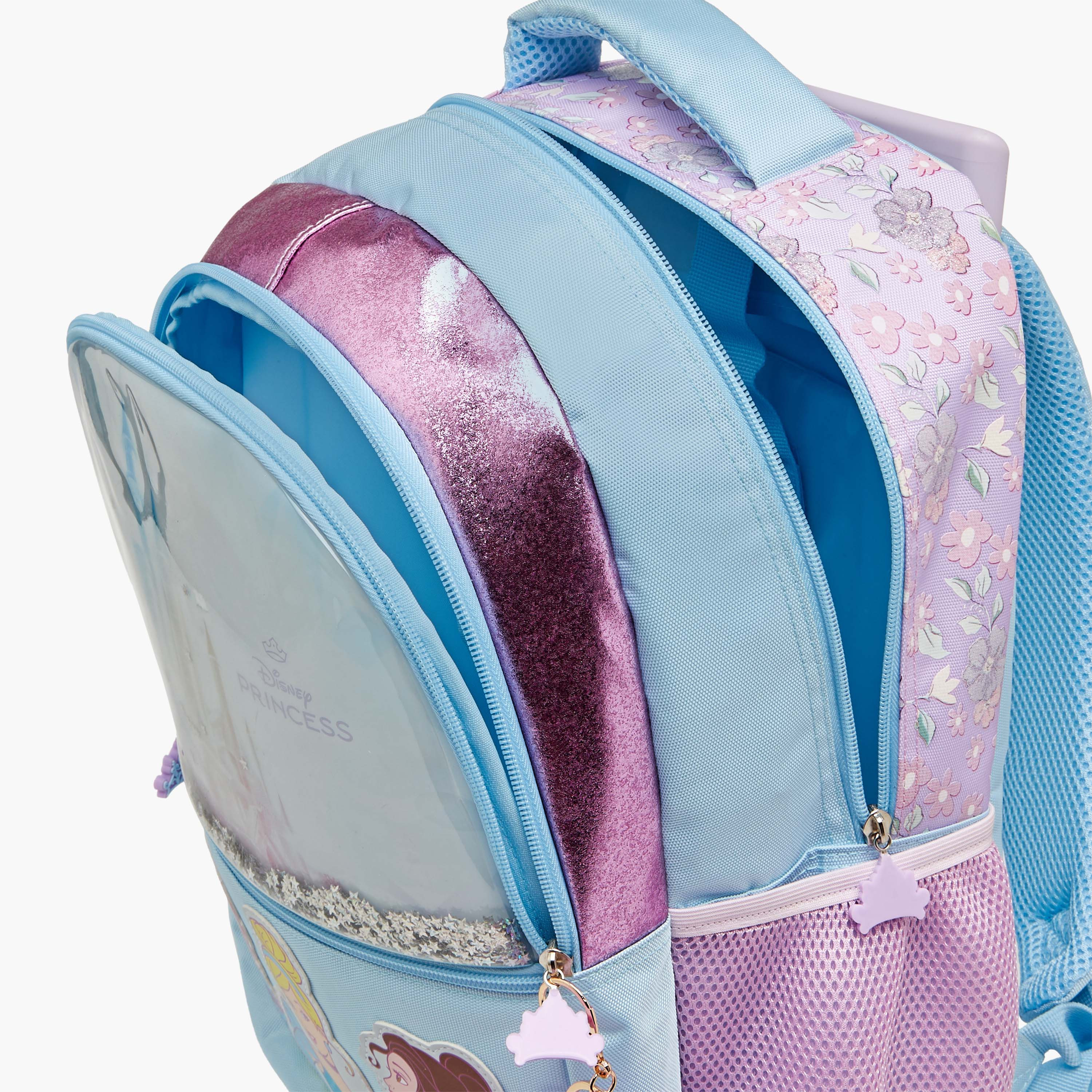 Disney Princess Trolley Bag for Girls 5-8 Years with Adjustable Strap -school-bagsandbackpacks-trolleybags-image-15
