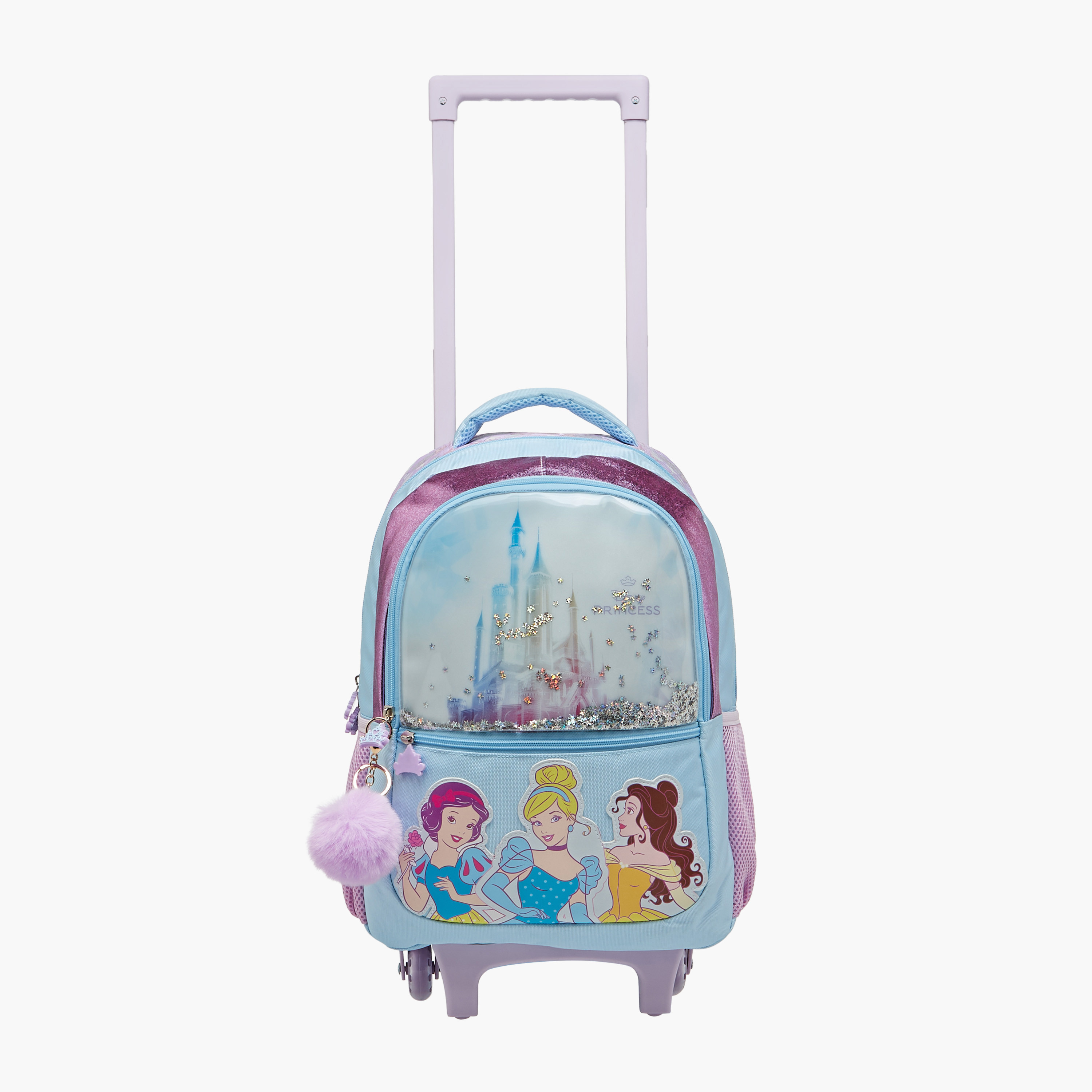 Disney Princess Trolley Bag for Girls 5-8 Years with Adjustable Strap -school-bagsandbackpacks-trolleybags-image-9