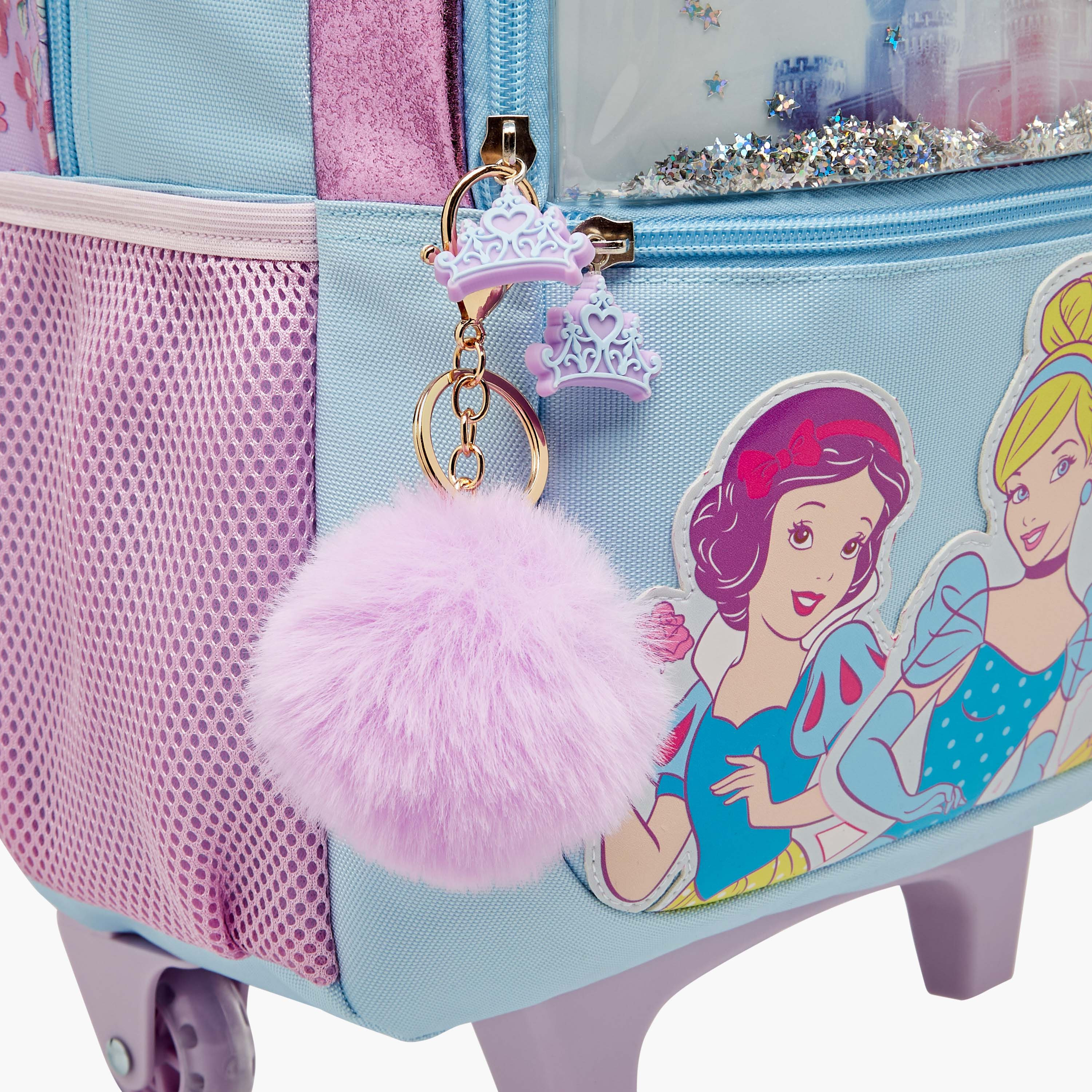 Disney Princess Trolley Bag for Girls 5-8 Years with Adjustable Strap -school-bagsandbackpacks-trolleybags-image-10