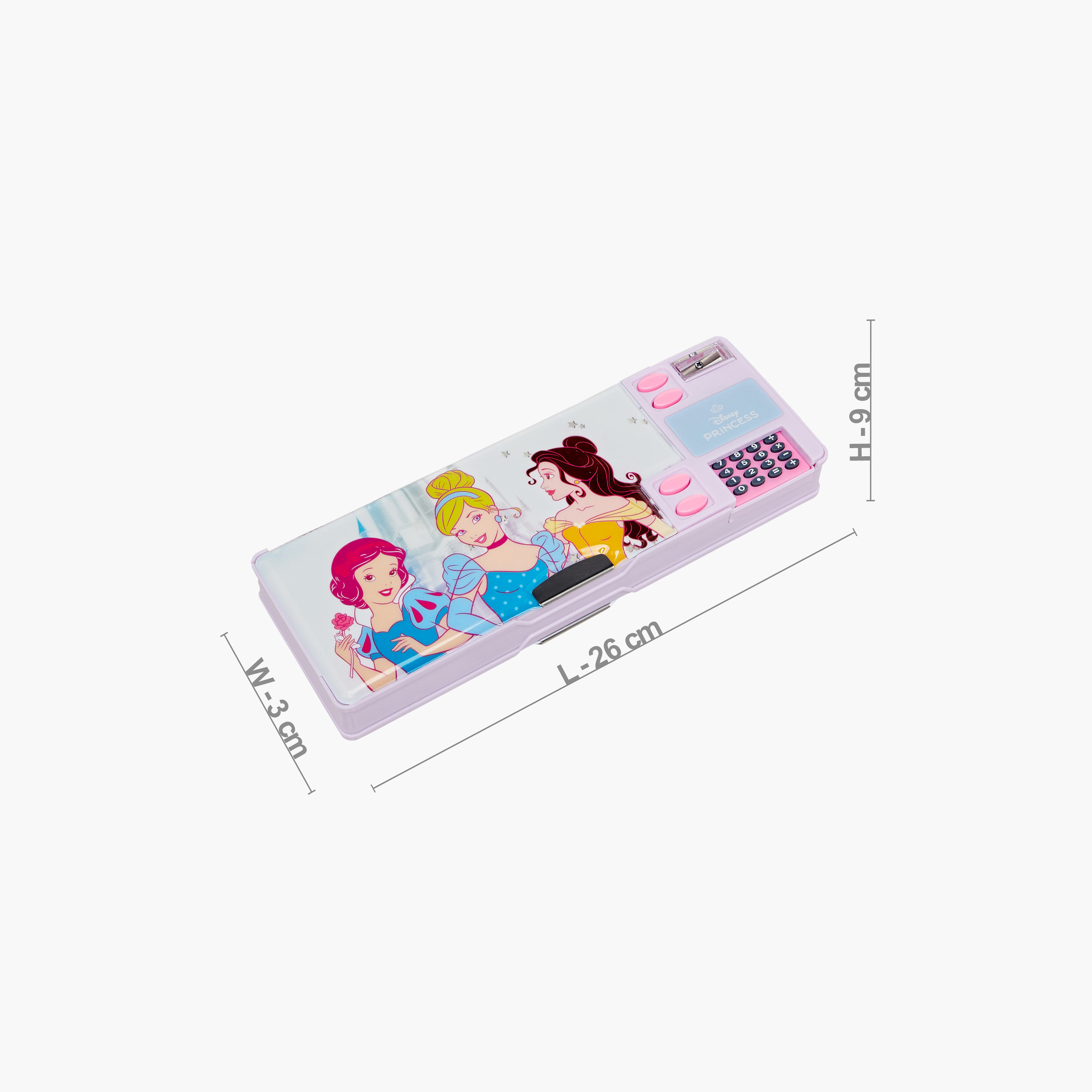 Disney Princess Print Multifunctional Pencil Case-school-stationery-pencilcases-image-2