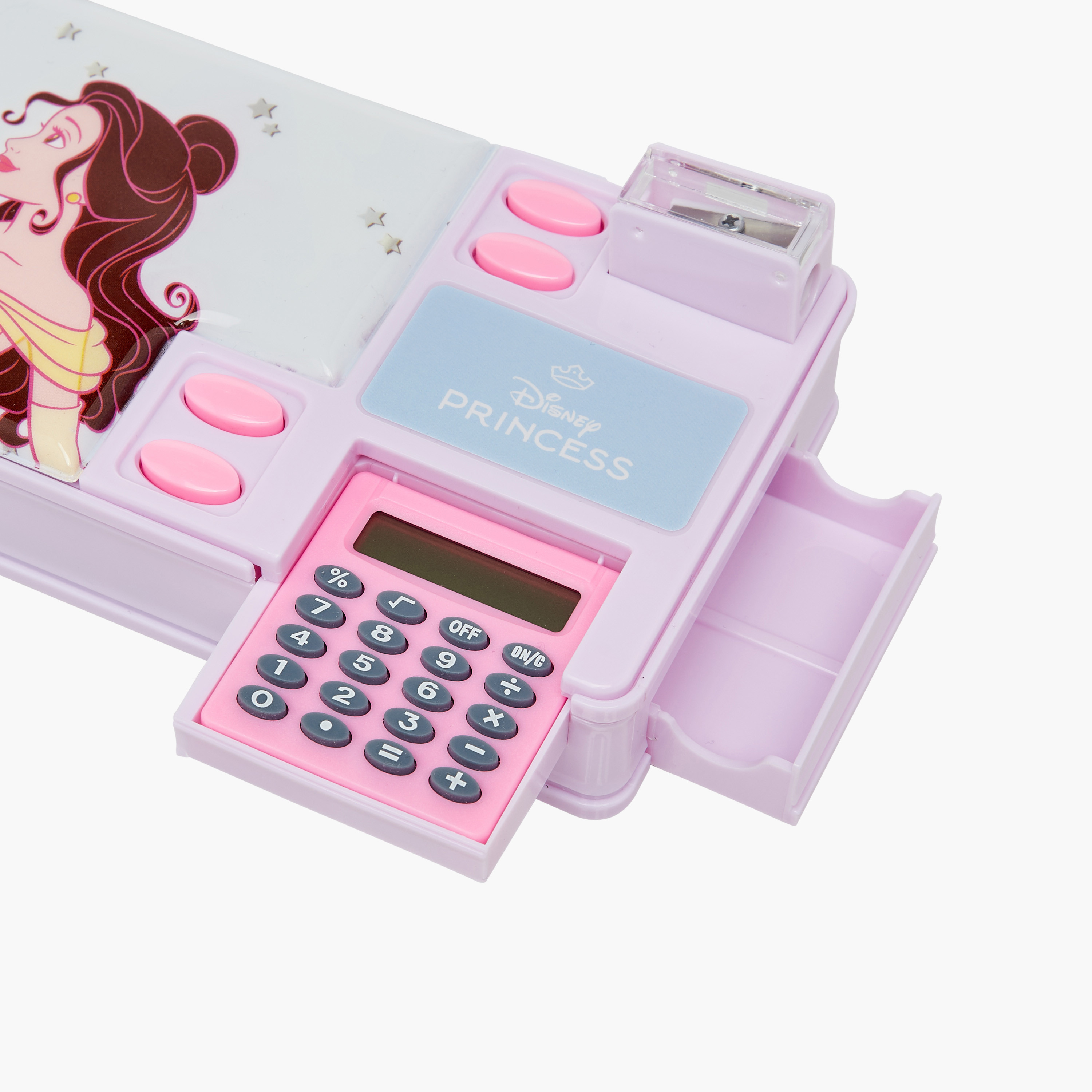 Disney Princess Print Multifunctional Pencil Case-school-stationery-pencilcases-image-5