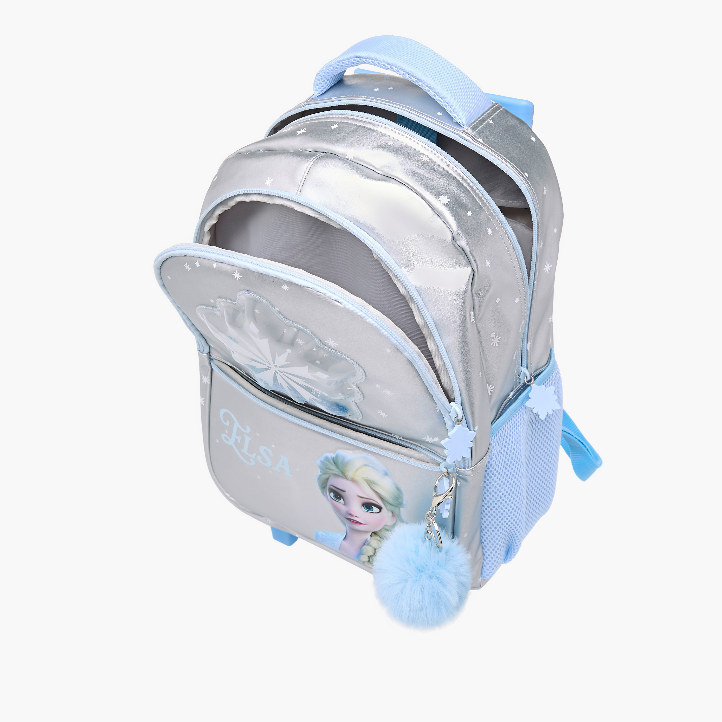 Disney Frozen Trolley Bag for Girls 5-8 Years with Adjustable Strap -school-bagsandbackpacks-trolleybags-image-17