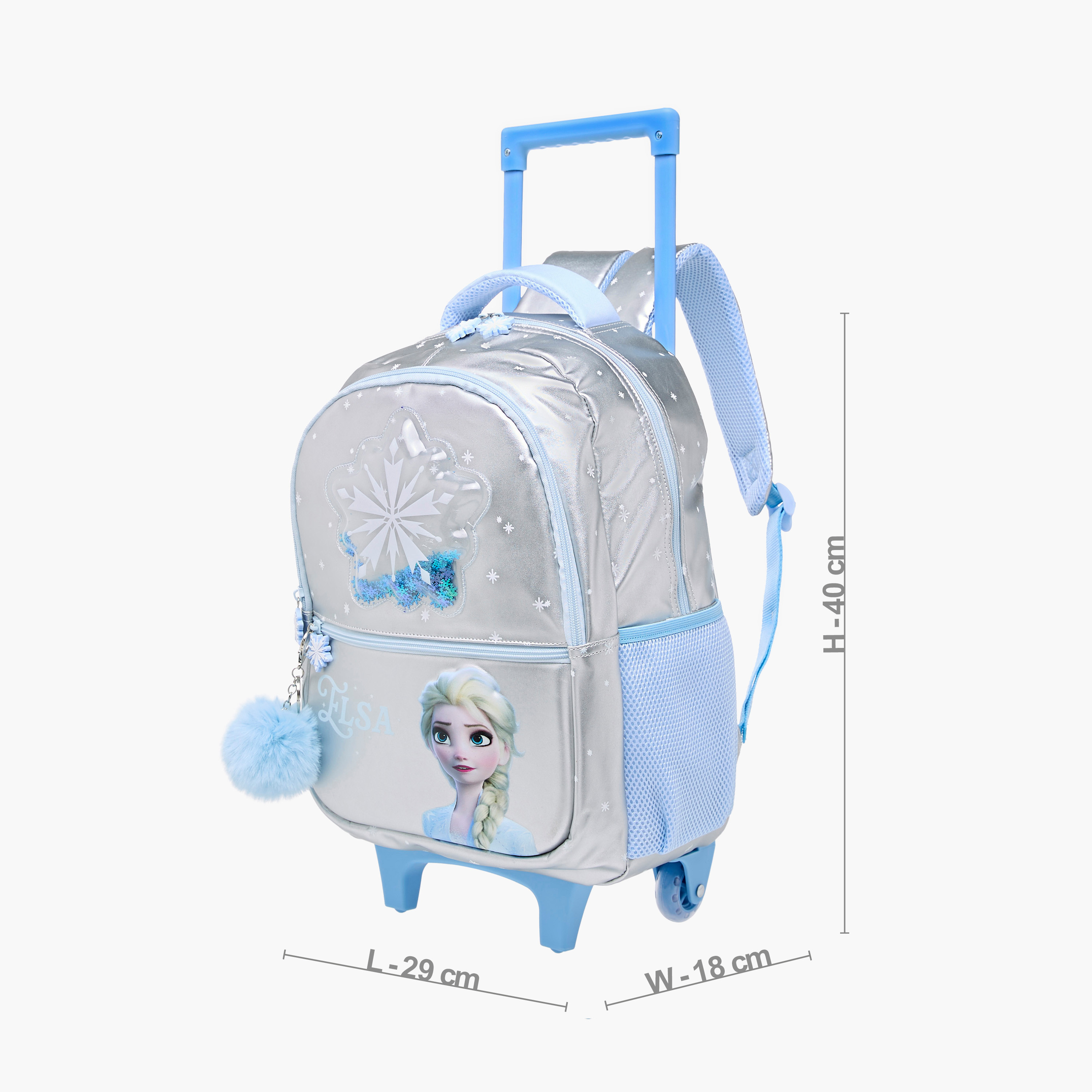Disney Frozen Trolley Bag for Girls 5-8 Years with Adjustable Strap -school-bagsandbackpacks-trolleybags-image-5