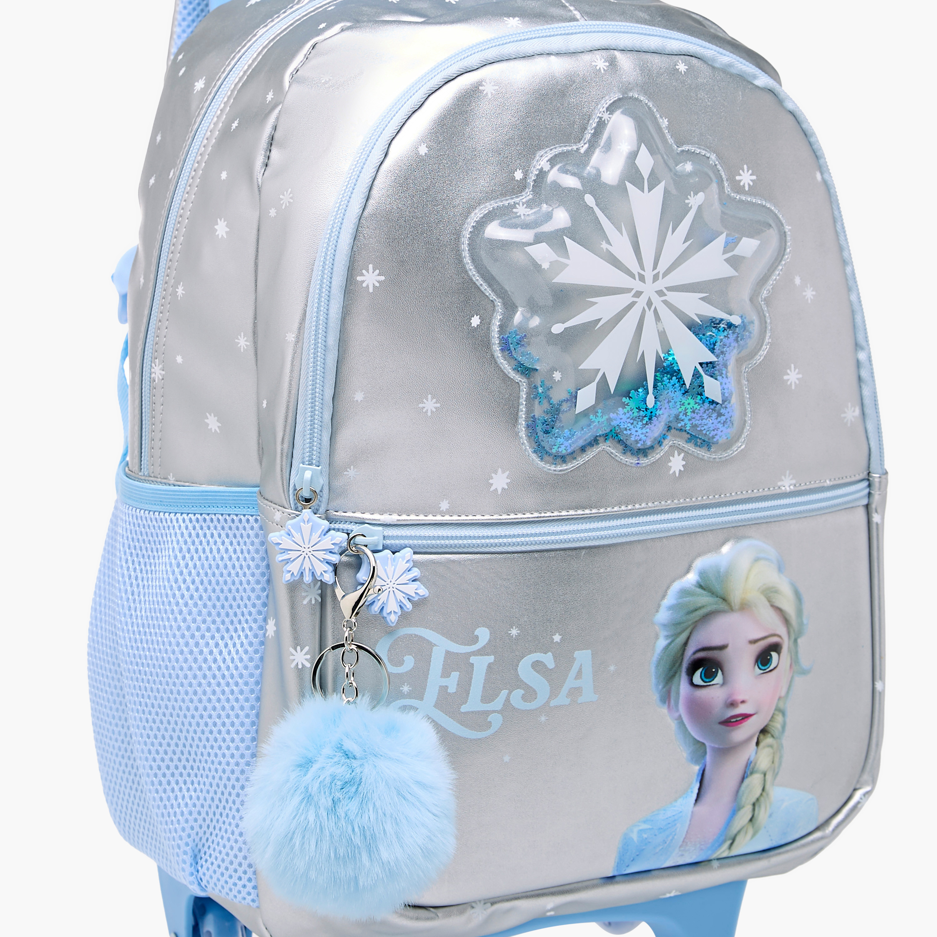 Disney Frozen Trolley Bag for Girls 5-8 Years with Adjustable Strap -school-bagsandbackpacks-trolleybags-image-12
