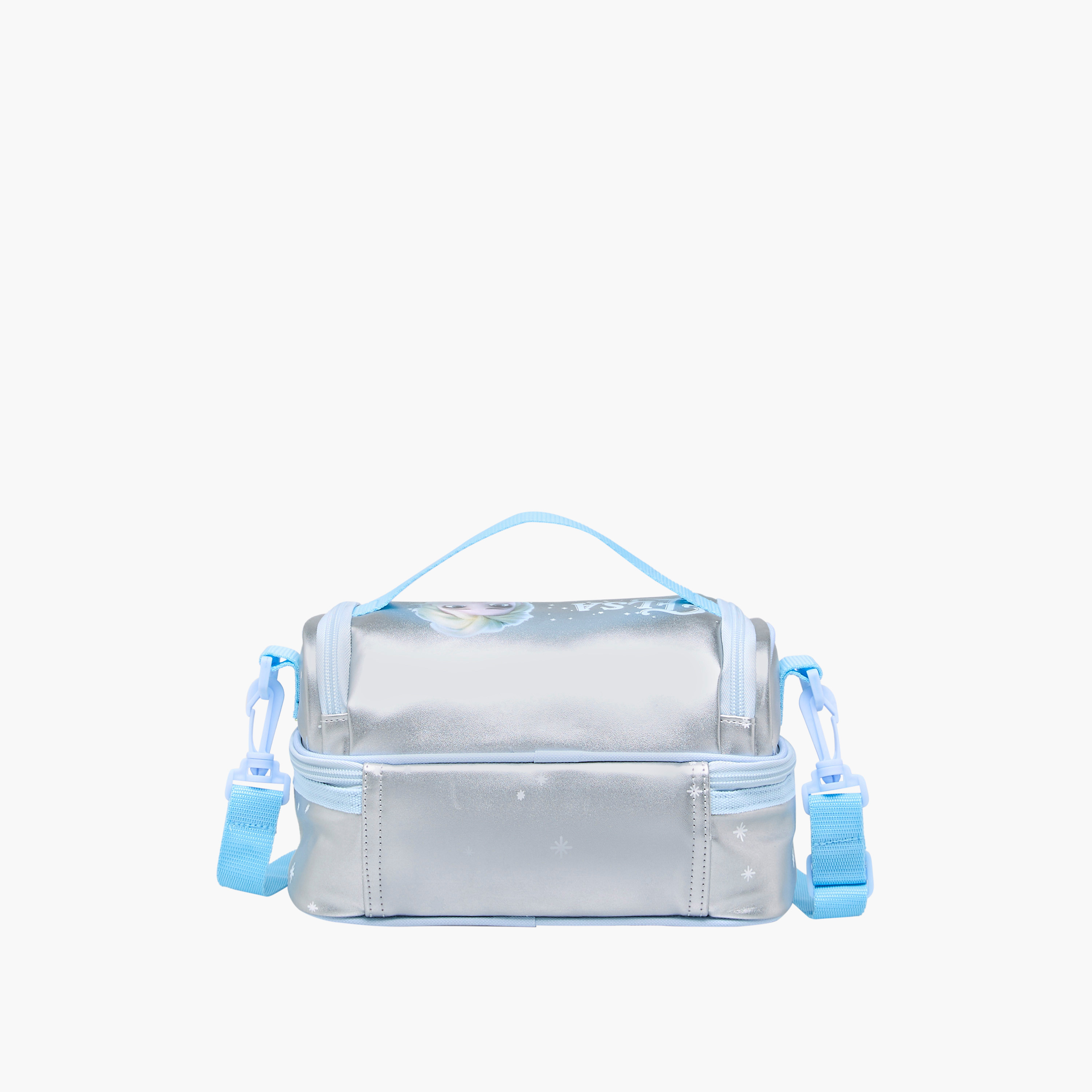 Disney Frozen Print Double Layer Lunch Bag with Zip Closure-school-lunchessentials-lunchbags-image-3