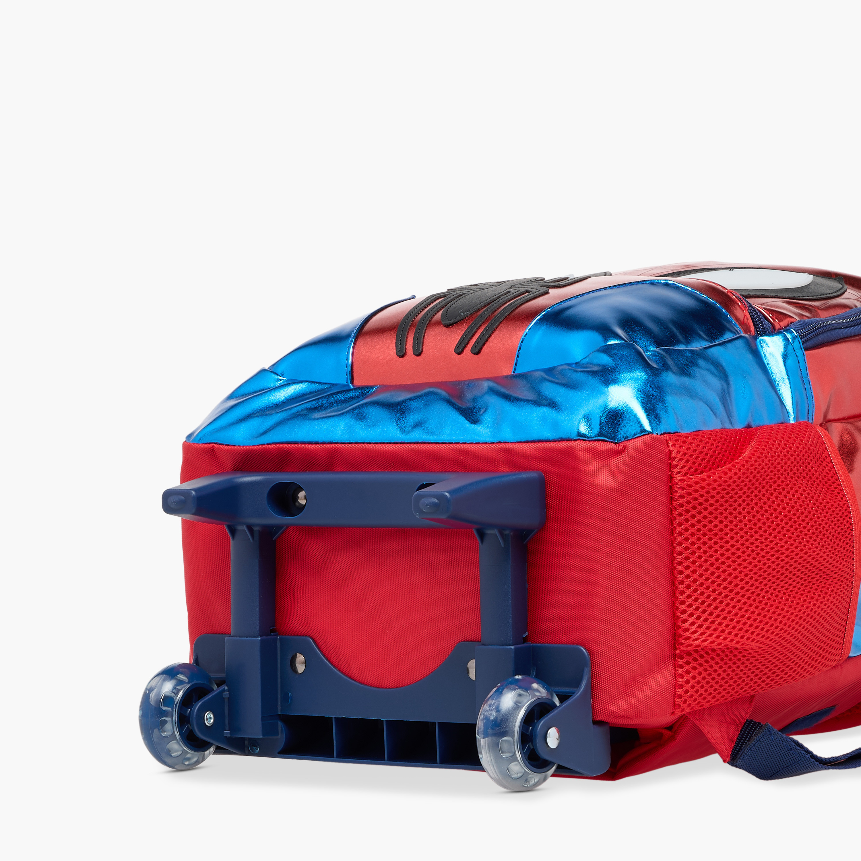 Spider-Man Print Trolley Backpack with Retractable Handle - 16 inches-school-bagsandbackpacks-trolleybags-image-13
