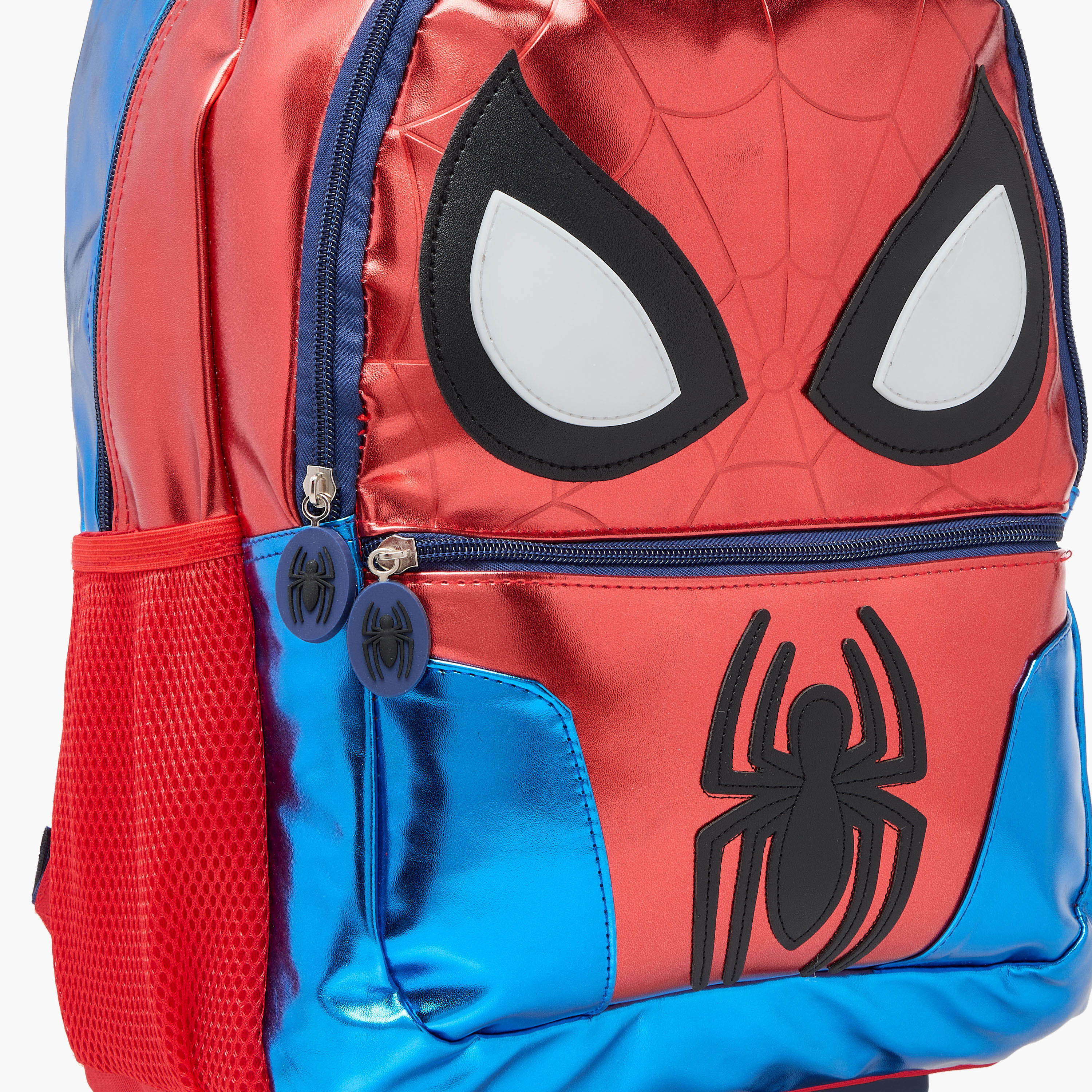 Spider-Man Print Trolley Backpack with Retractable Handle - 16 inches-school-bagsandbackpacks-trolleybags-image-8