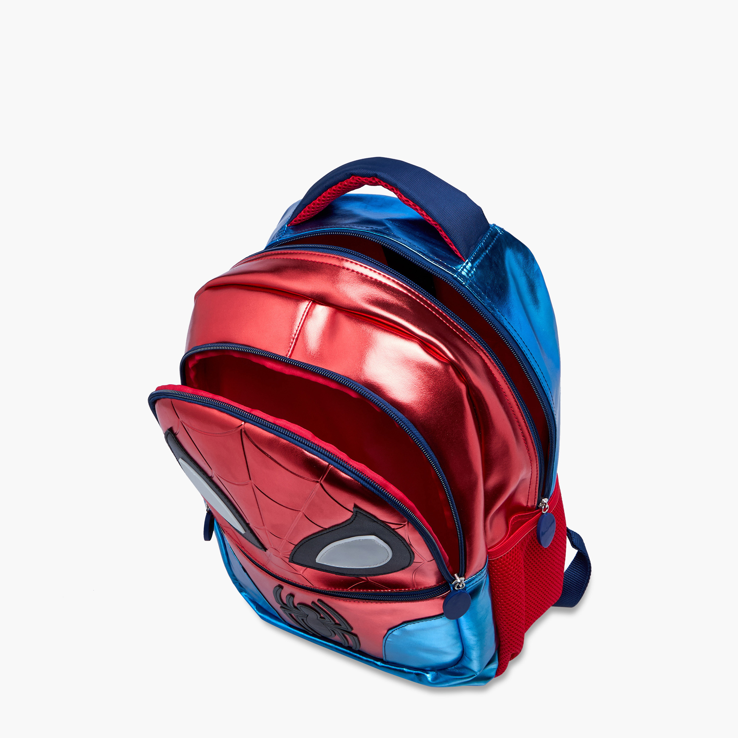 Spider-Man Applique Backpack with Adjustable Straps and Zip Closure - 16 inches-school-bagsandbackpacks-backpacks-image-8